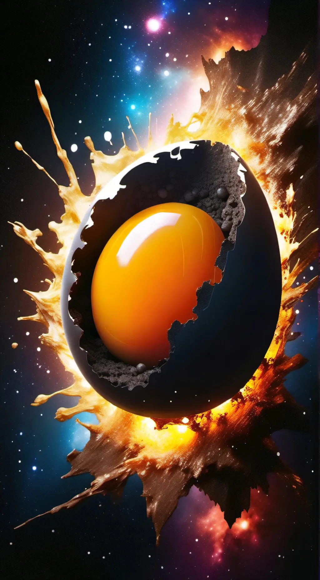 ai character: egg background