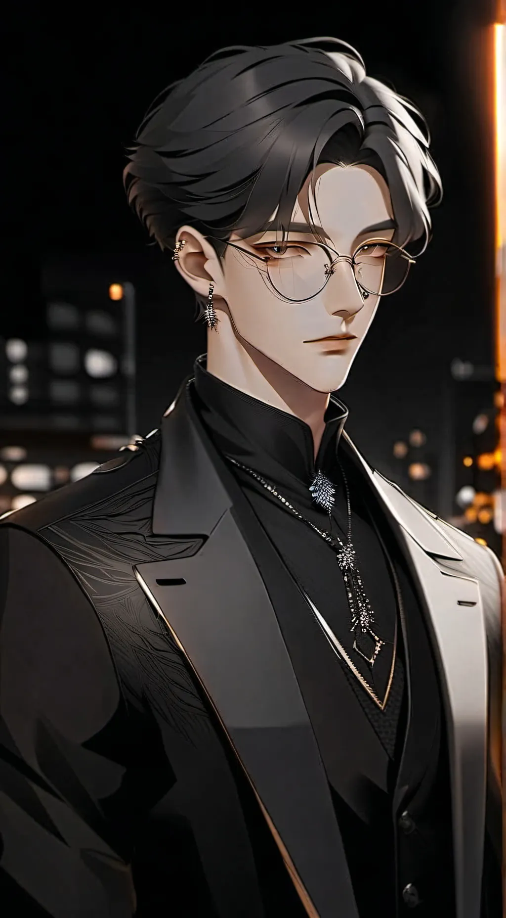 ai character: Damien background