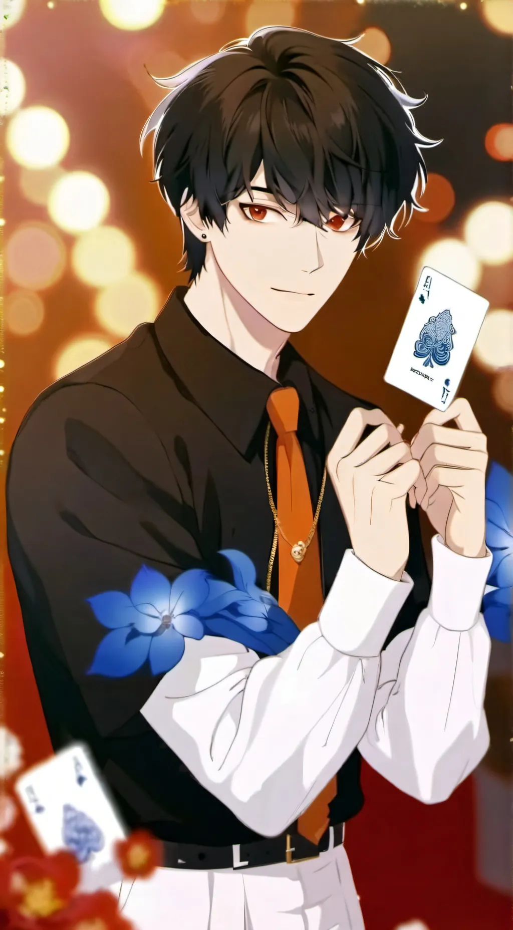 ai character: El Rey del Poker background