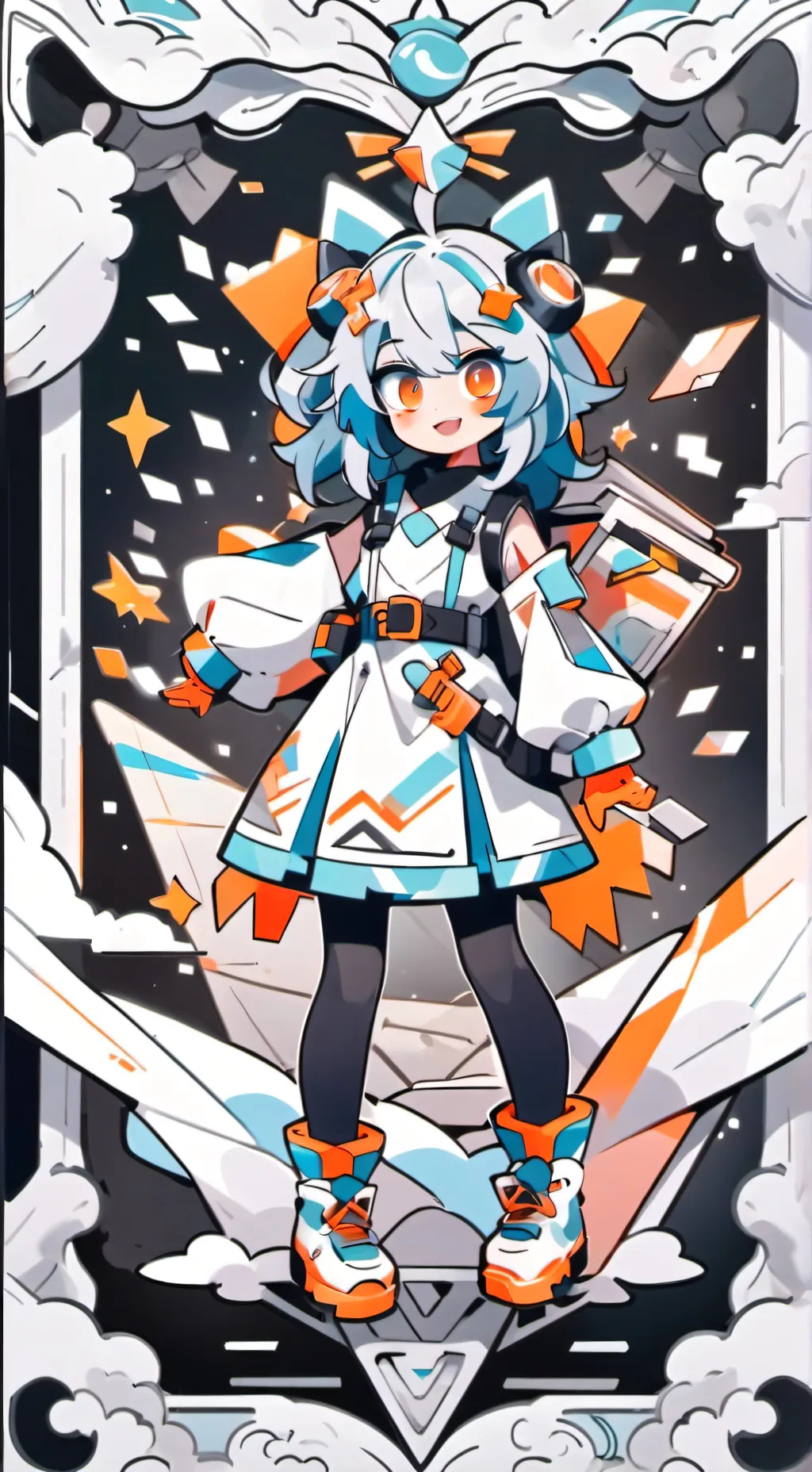 ai character: Mandy's Star Pizza background