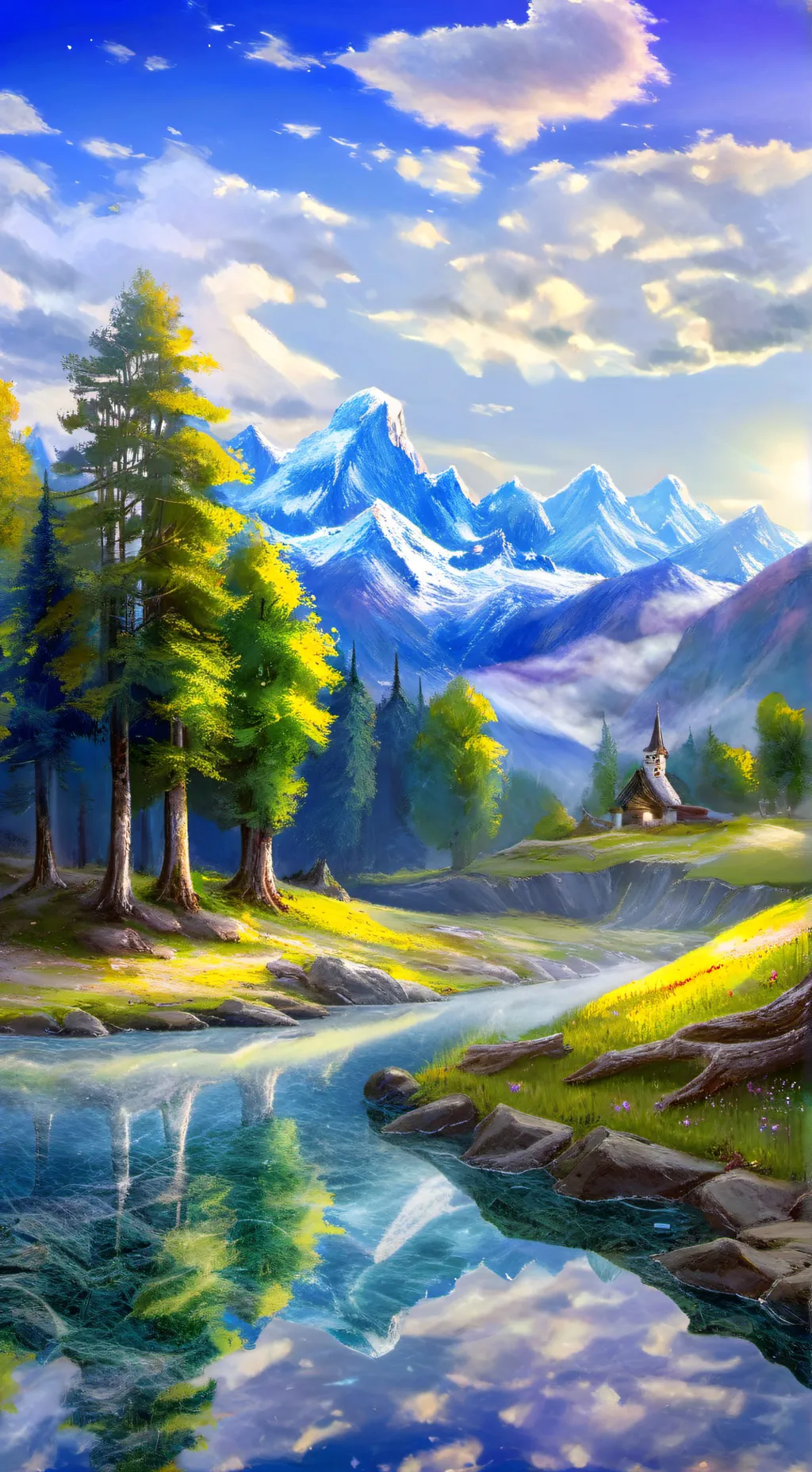 ai character: Fantastic World  background