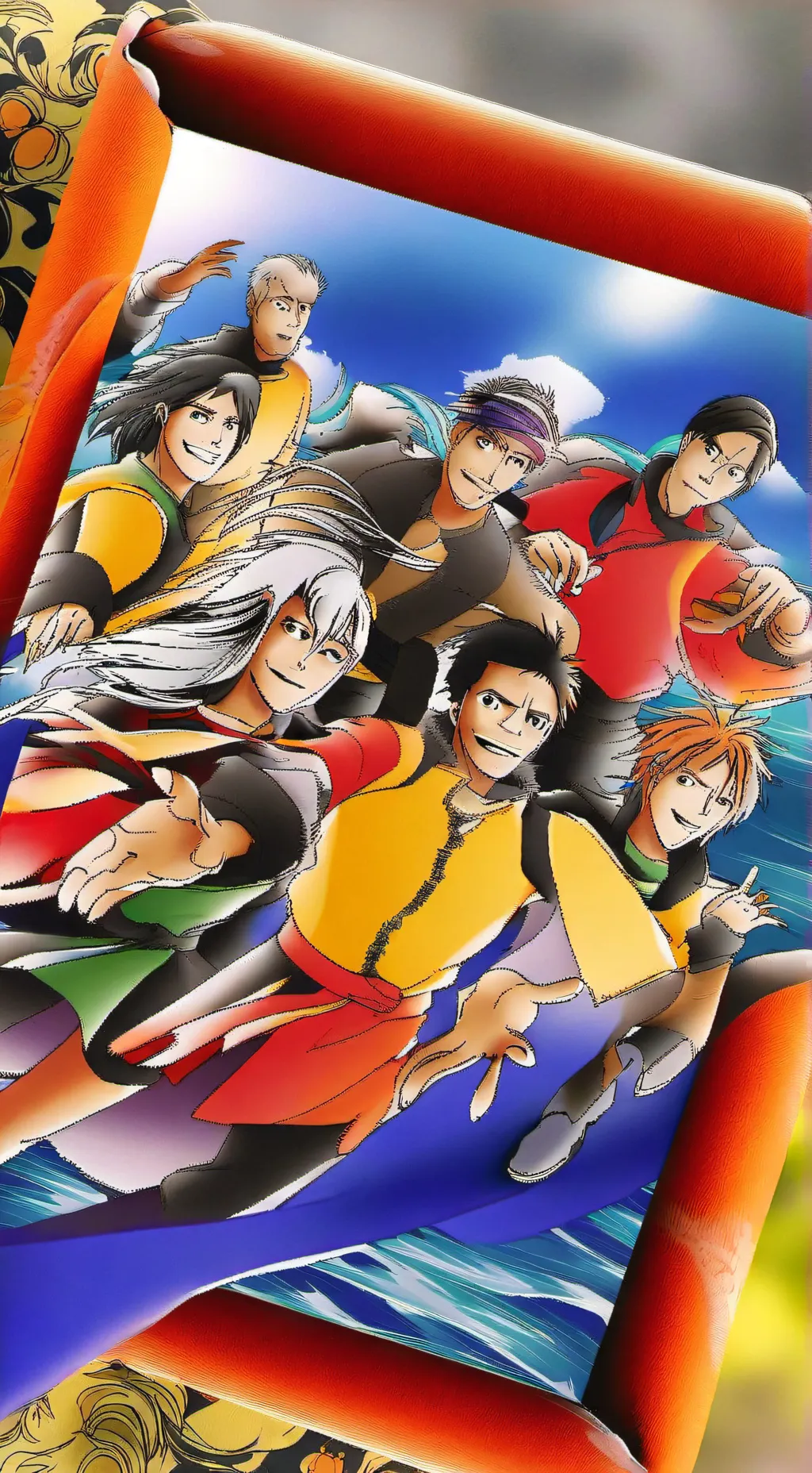 ai character: One Piece background