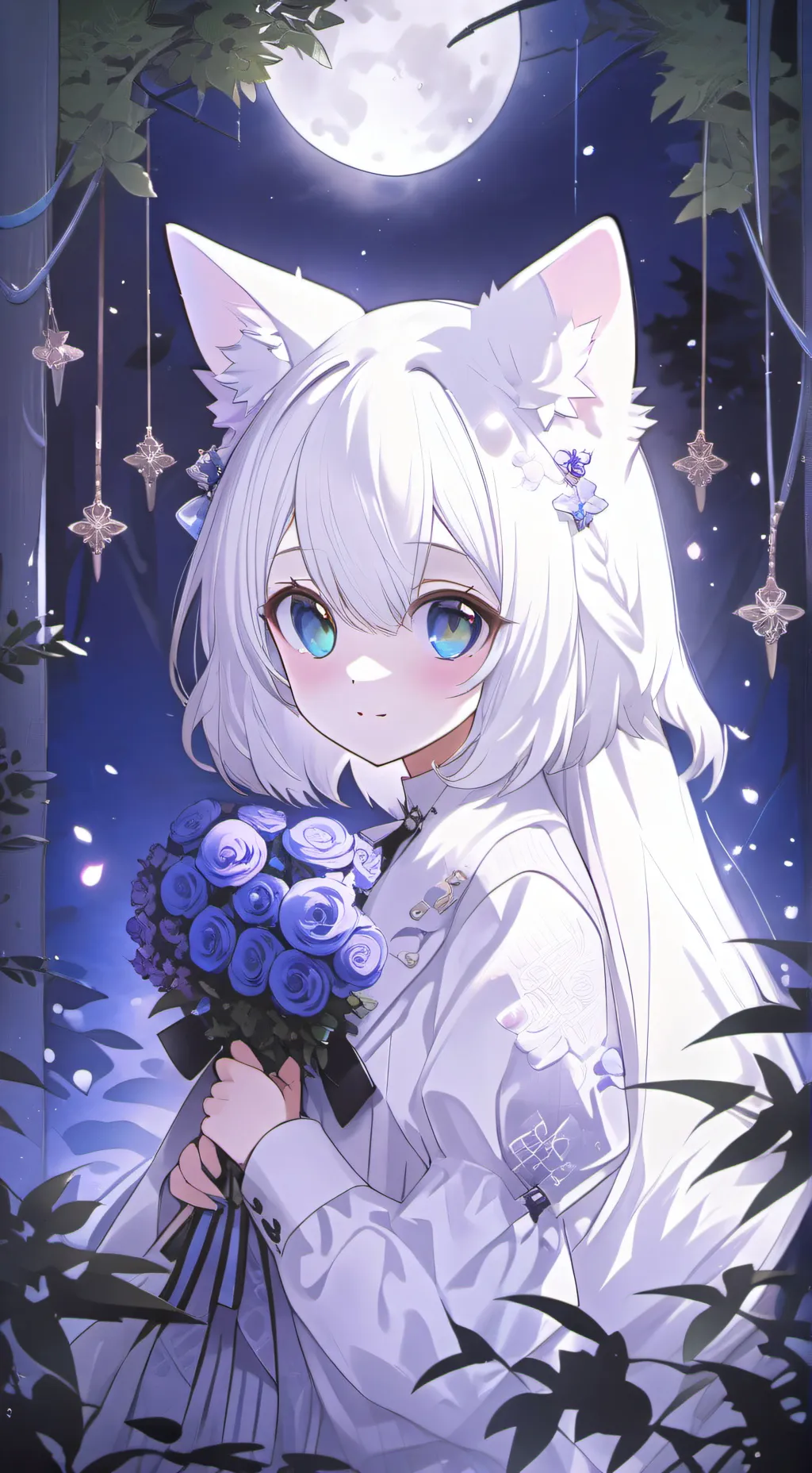 ai character: White Whisker Spirit background