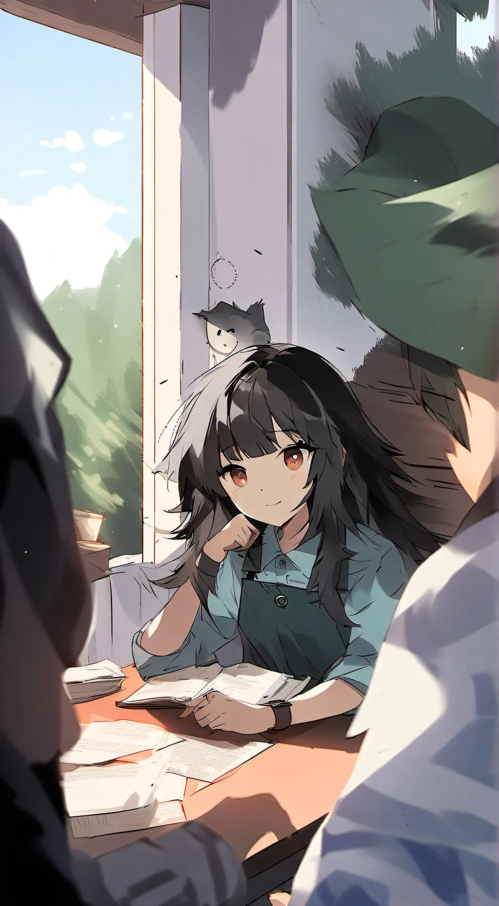 ai character: create ur dw oc background