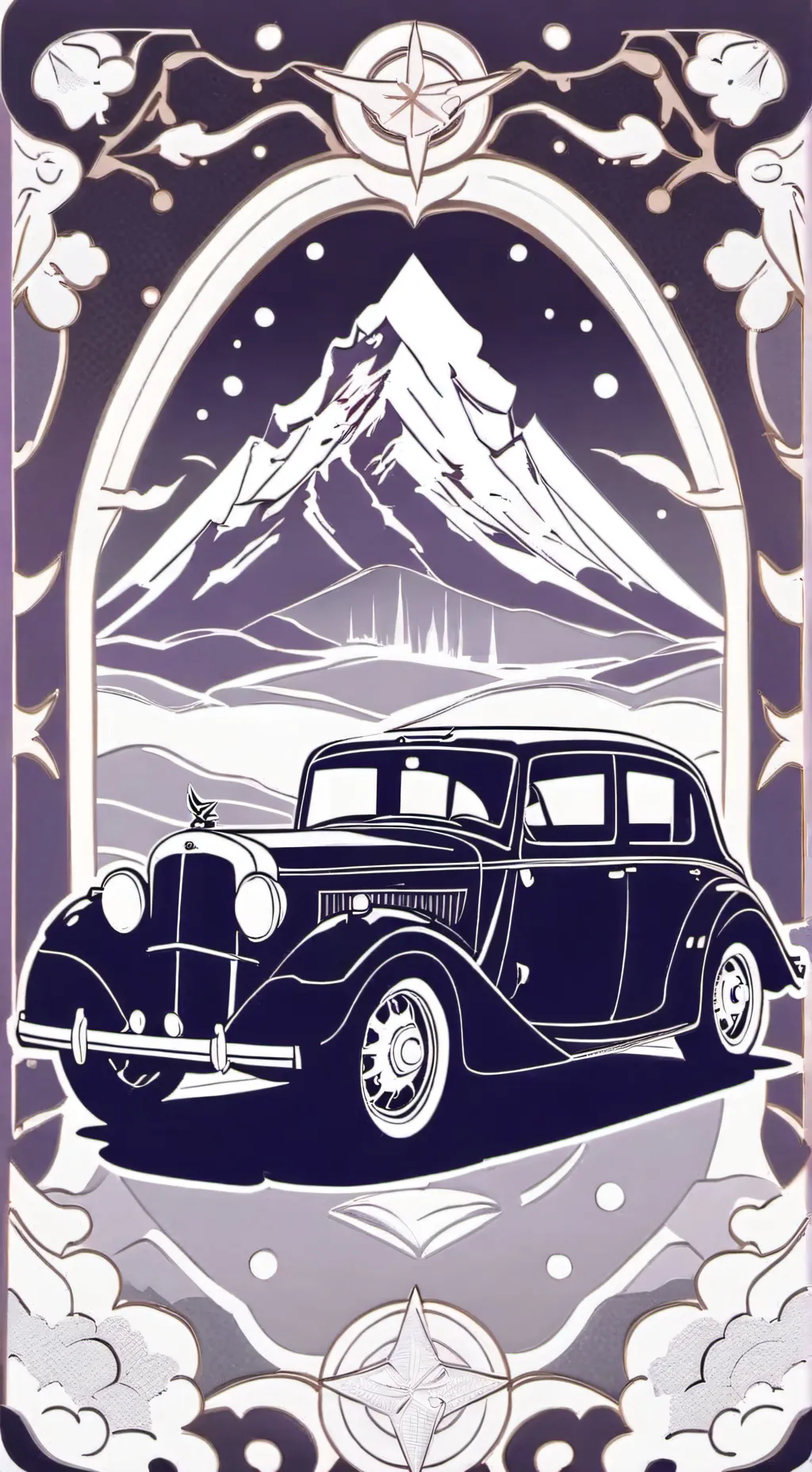 ai character: Car crash background