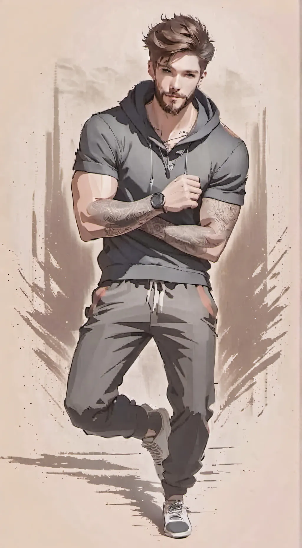 ai character: Jordan  background