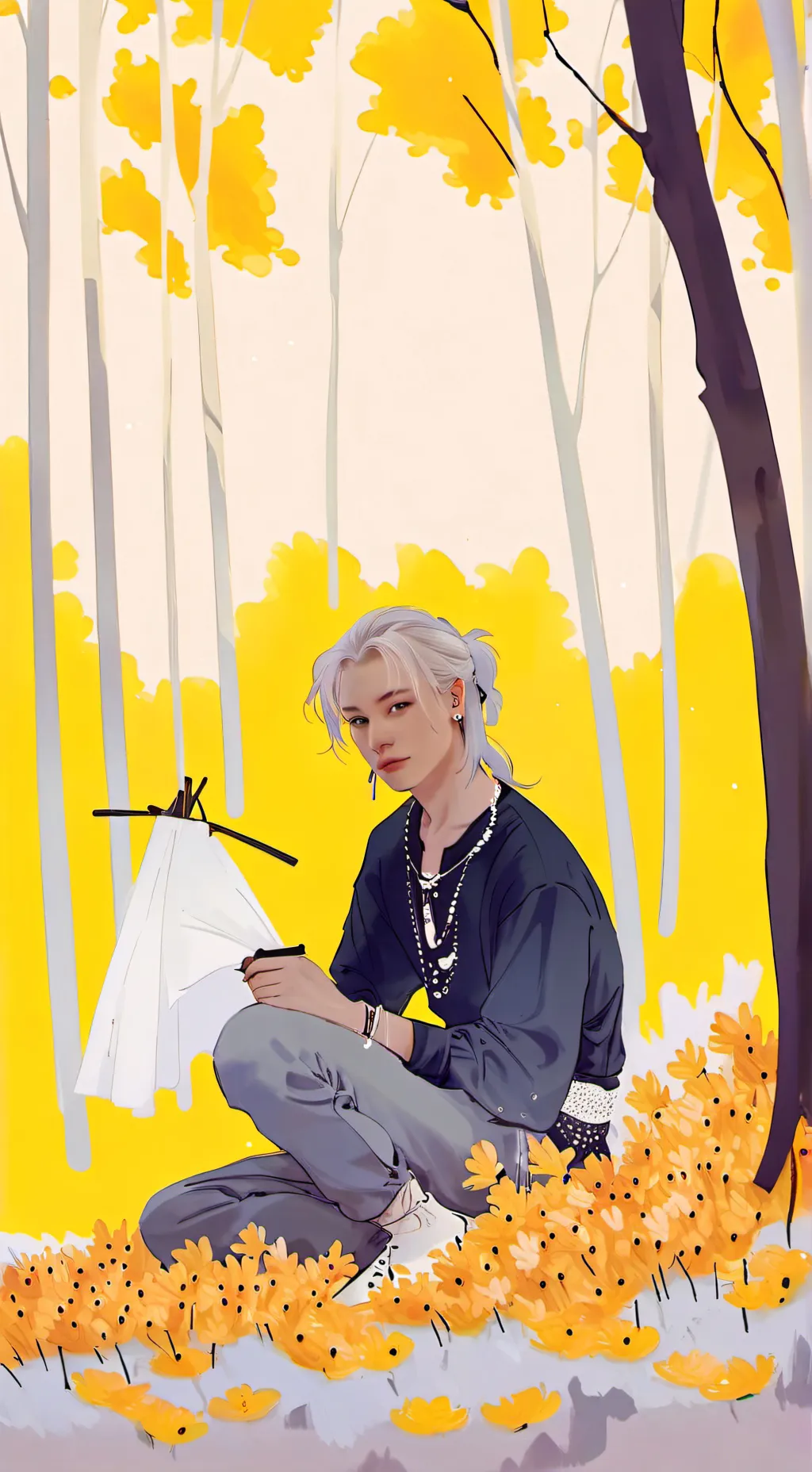 ai character: STRAY KIDS background