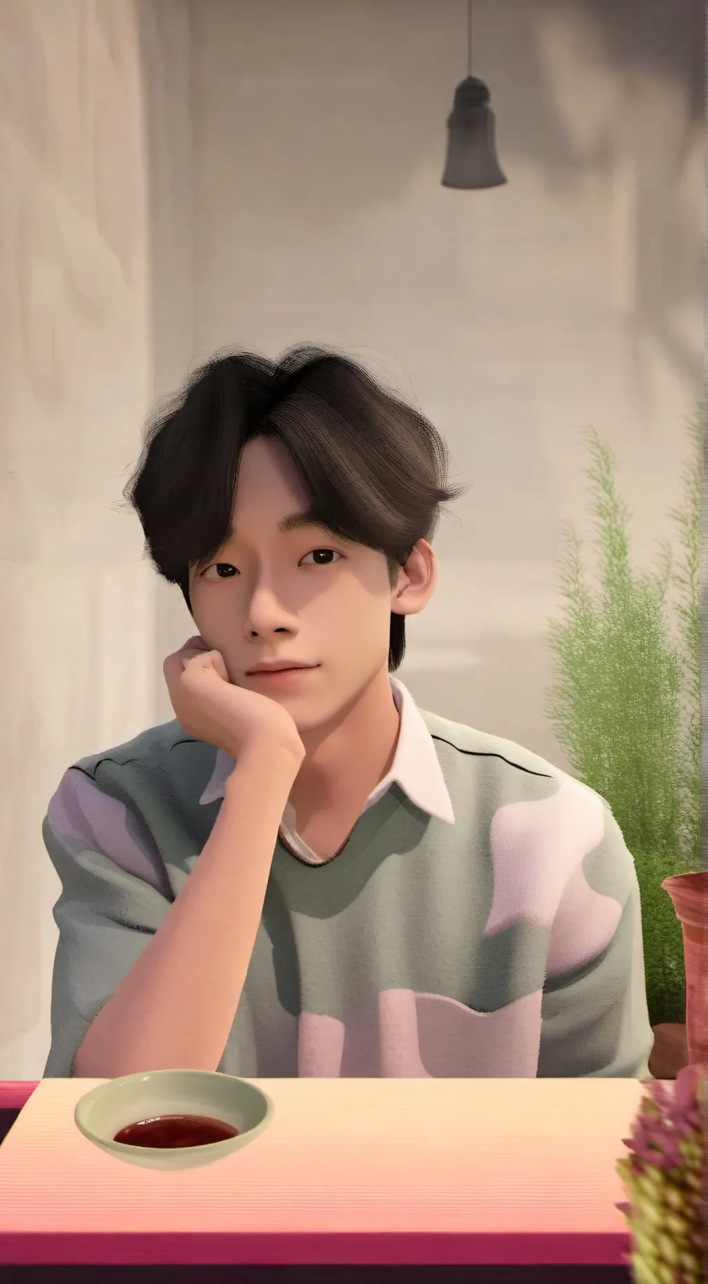 ai character: Park Hajoon background