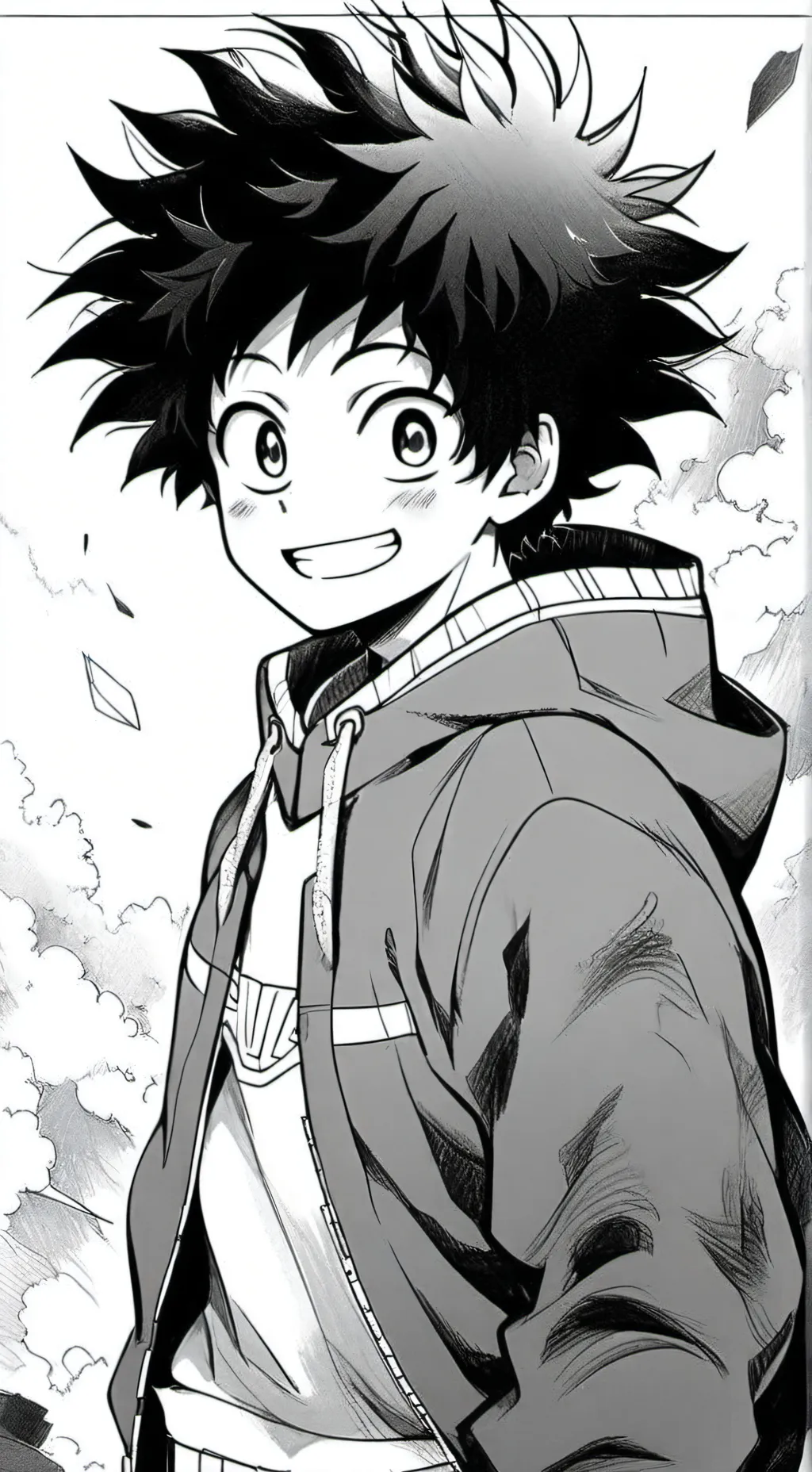 ai character: Izuku midoria  background