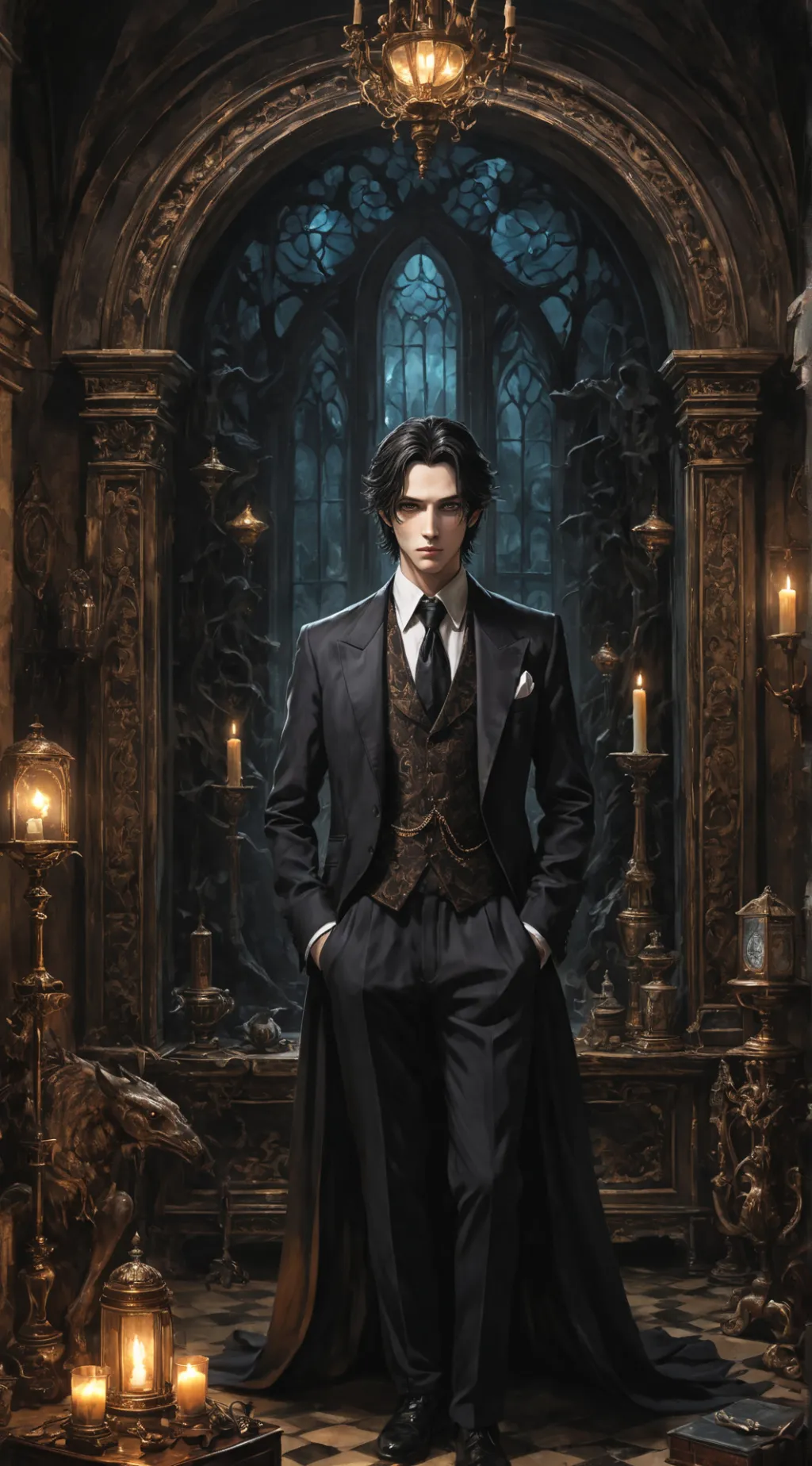 ai character: Muzan background