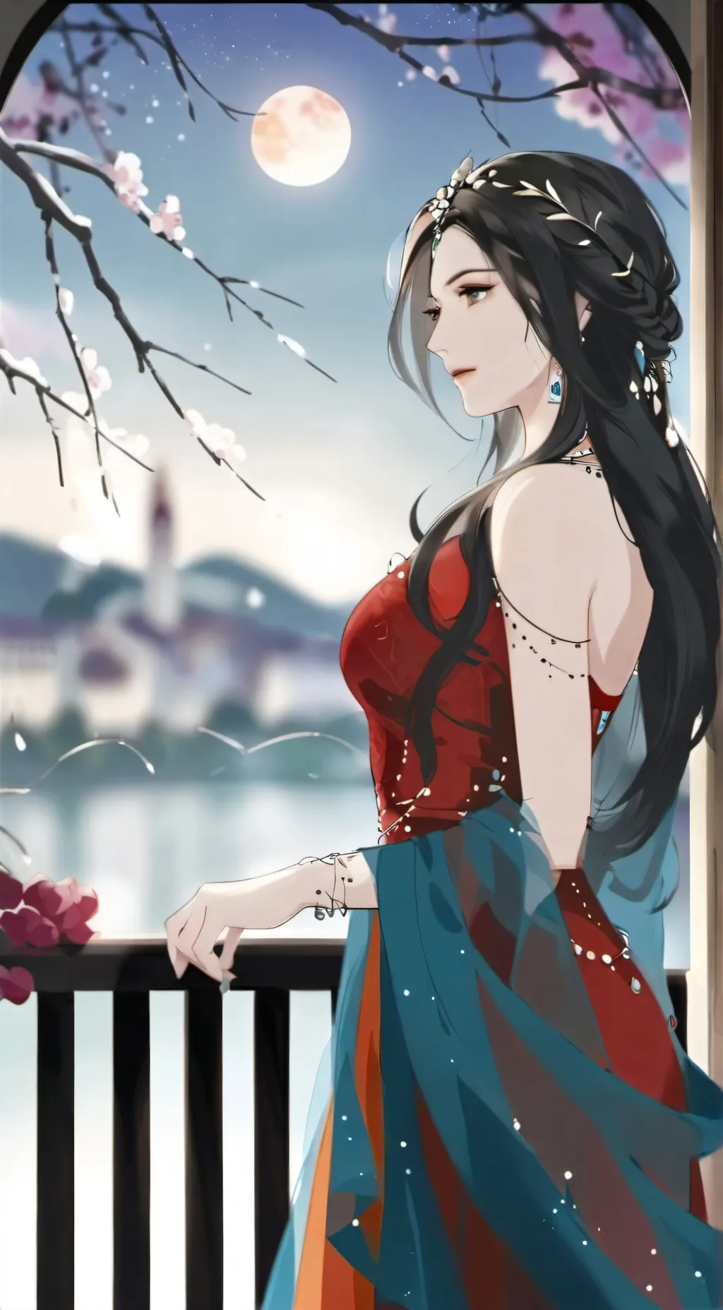 ai character: Zoey  background