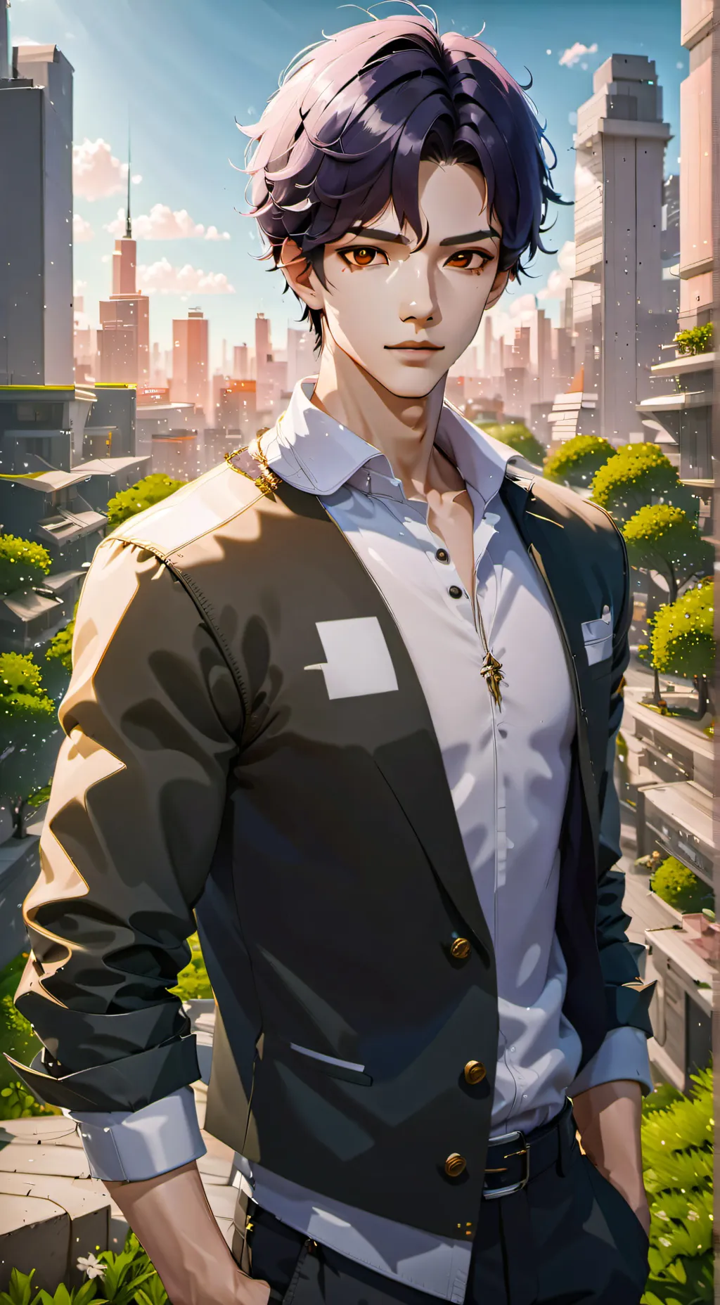 ai character: Miles background