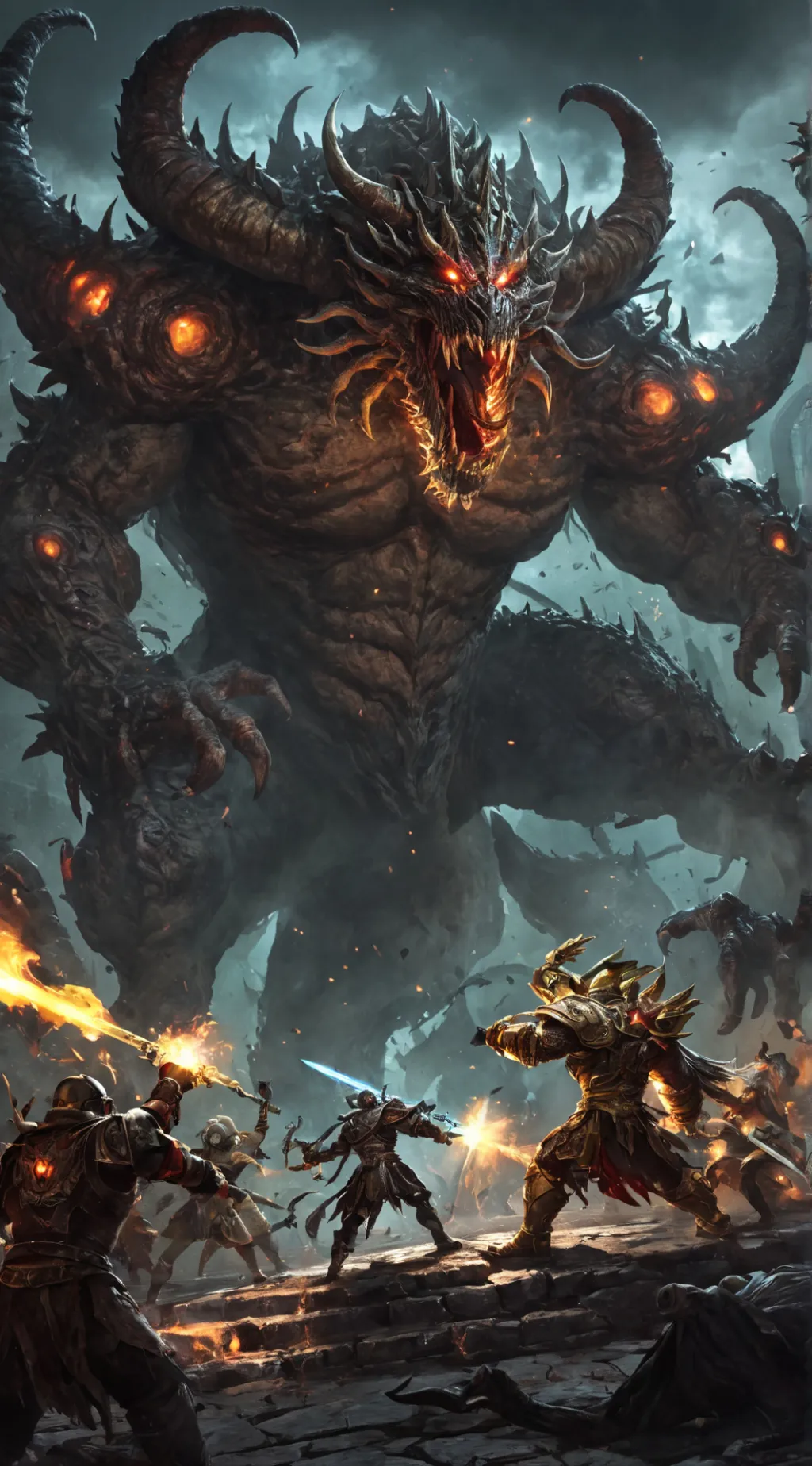 ai character: Boss Battle  background