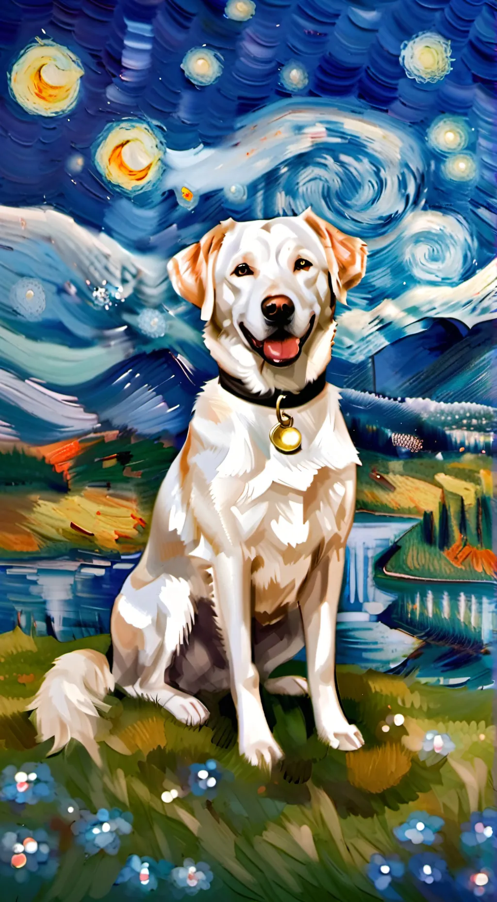 ai character: country humans! background