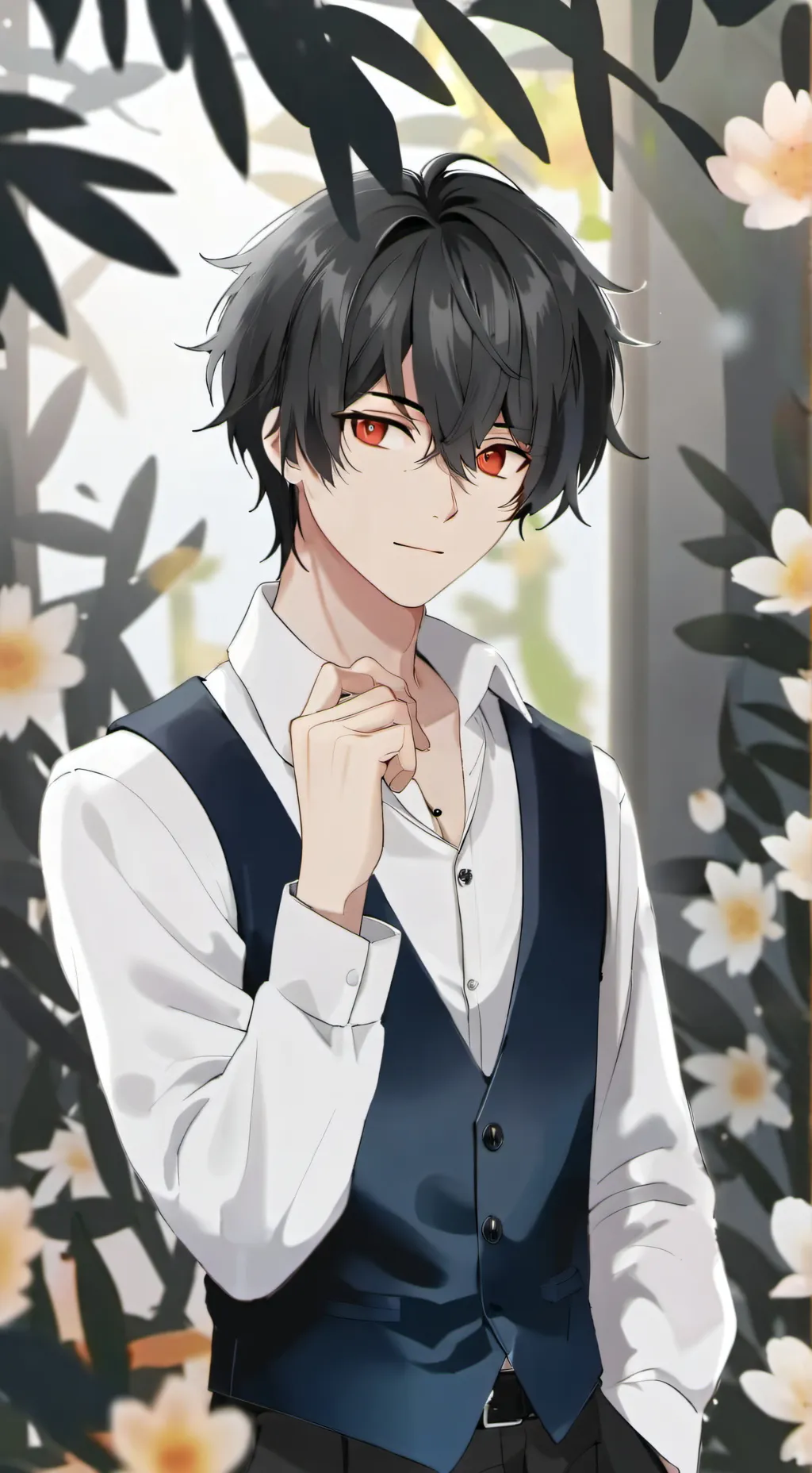 ai character: emoji background