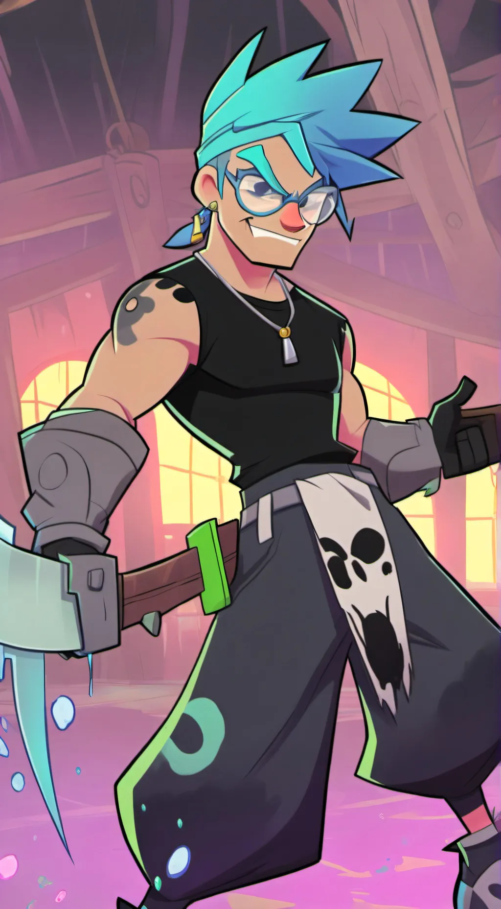 ai character: Splatoon(turf war) background