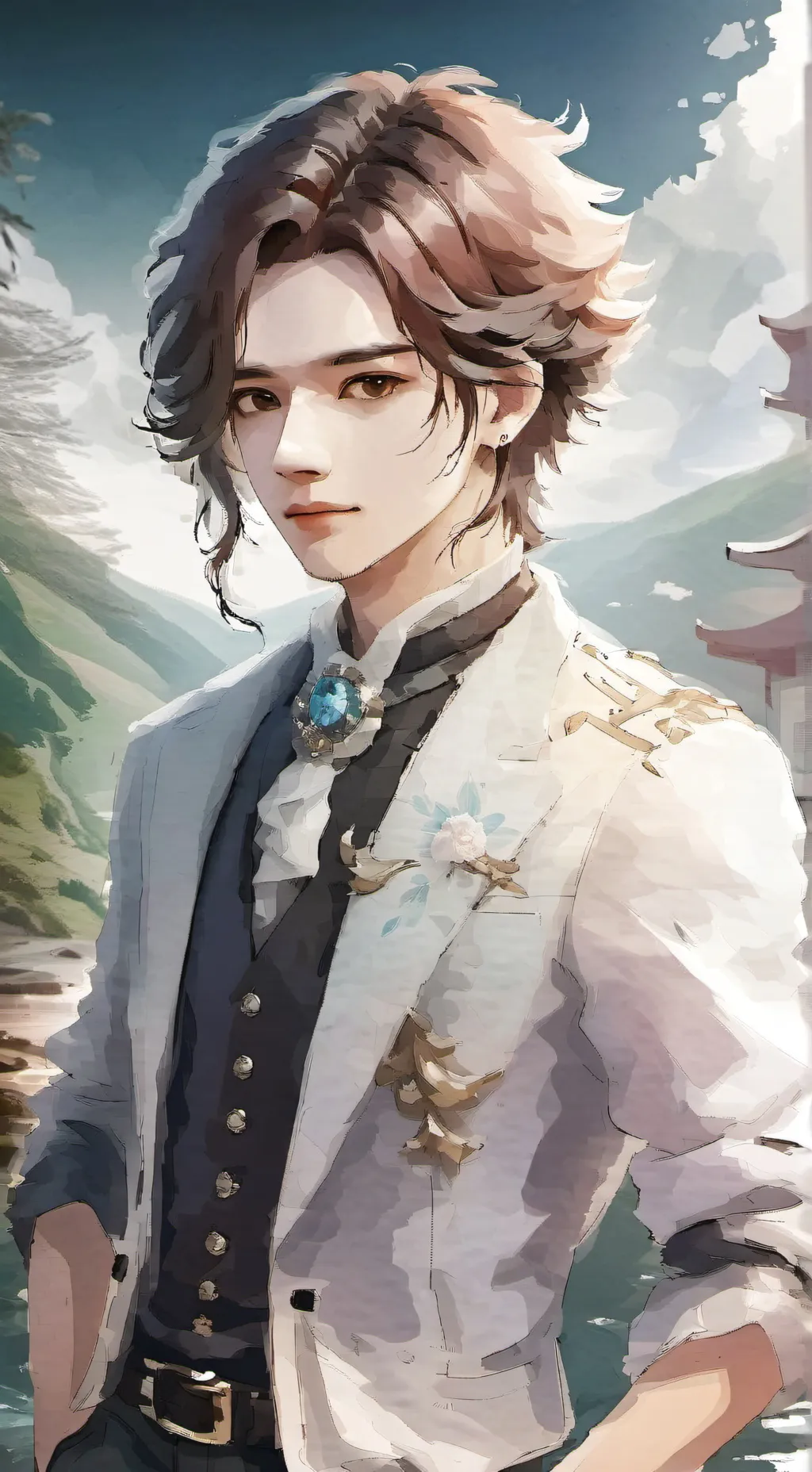 ai character: Max background