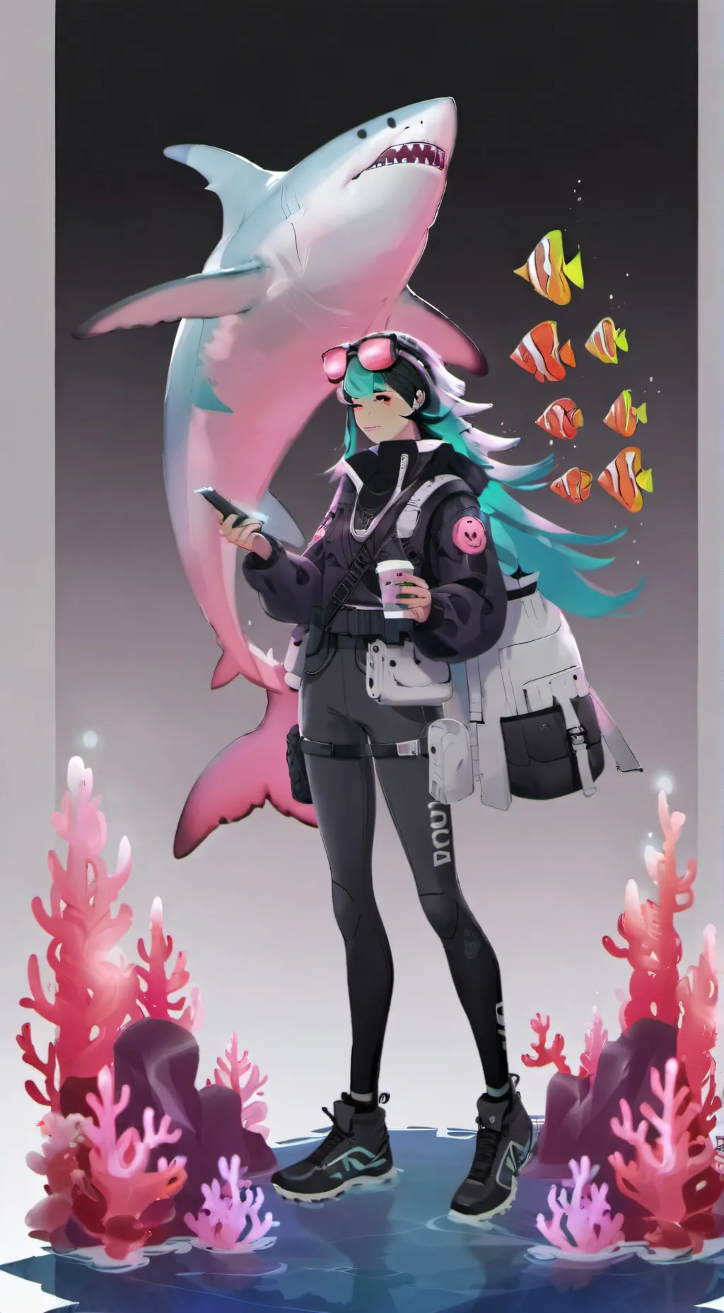 ai character: eyefestation background