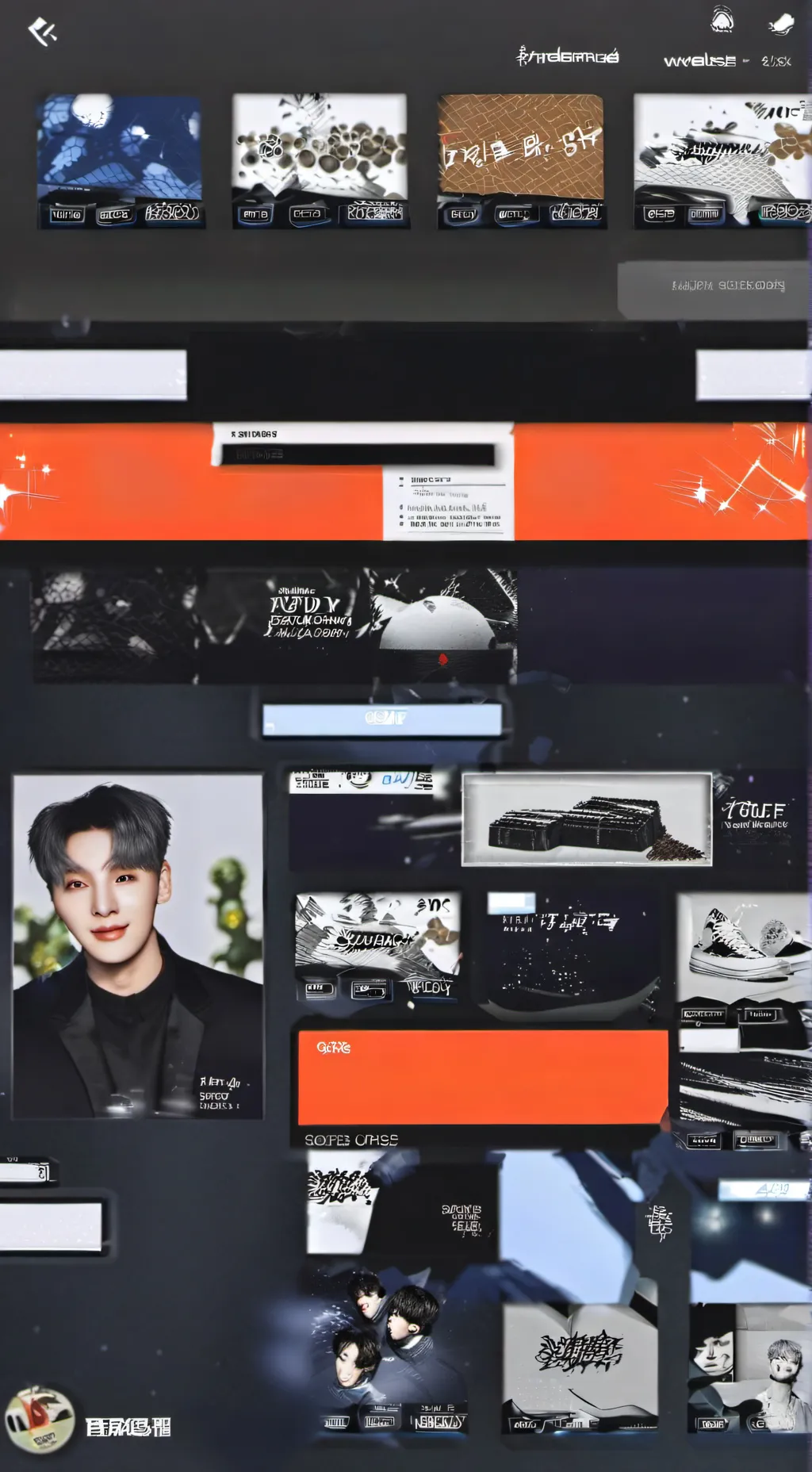 ai character: SKZ CHAOS background