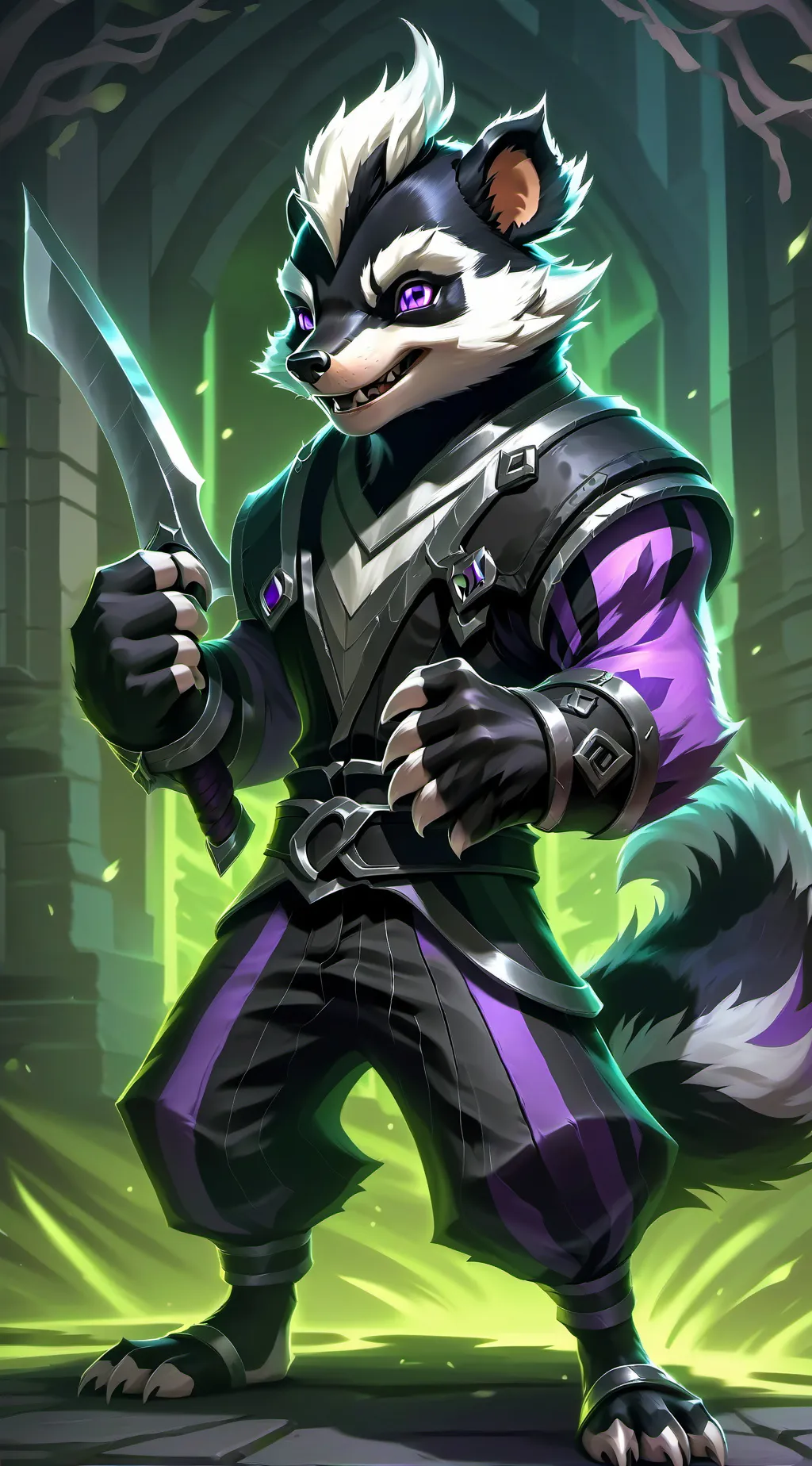 ai character: Spunk (my OC) background