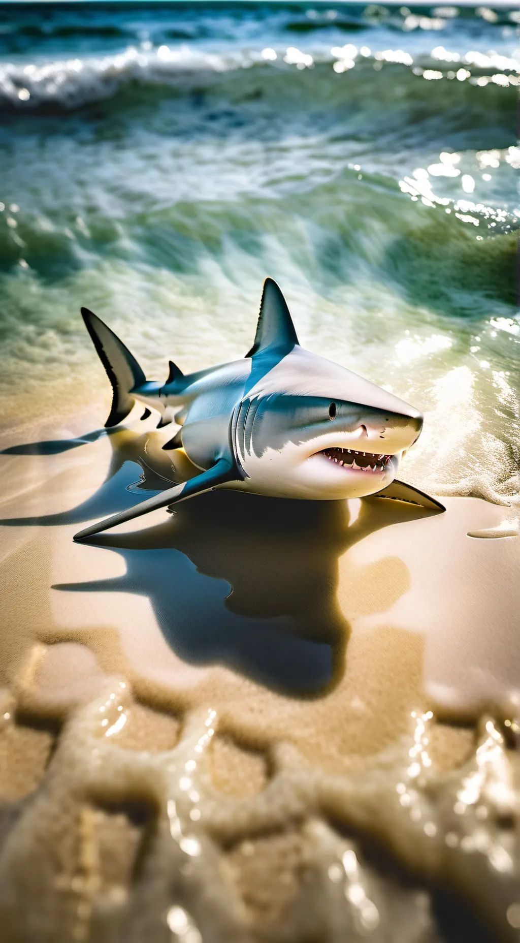 ai character: pinki shark background