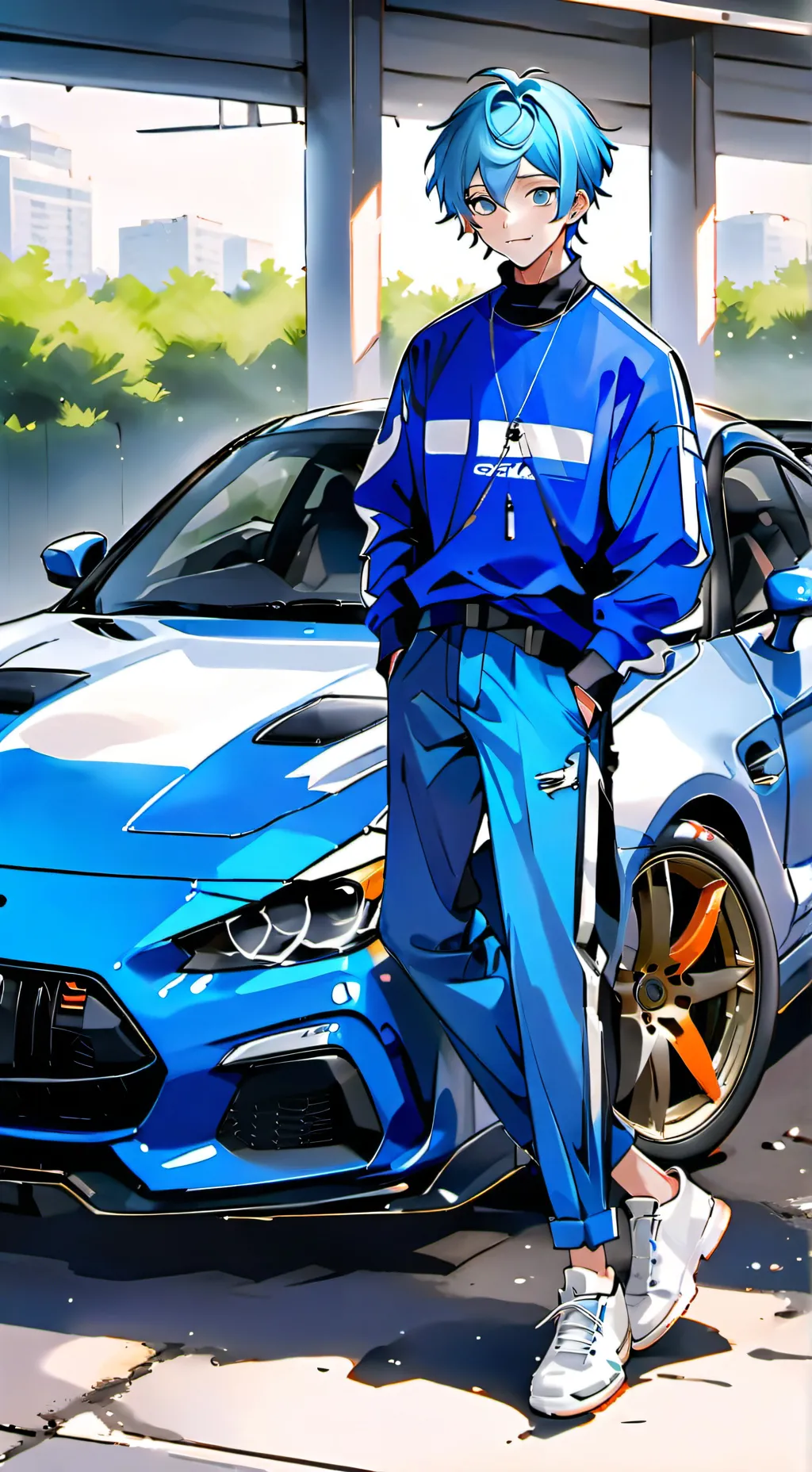 ai character: Lucas background