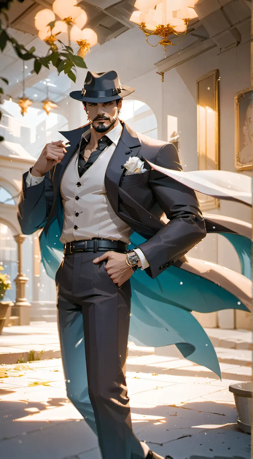 ai character: Mothers escape background