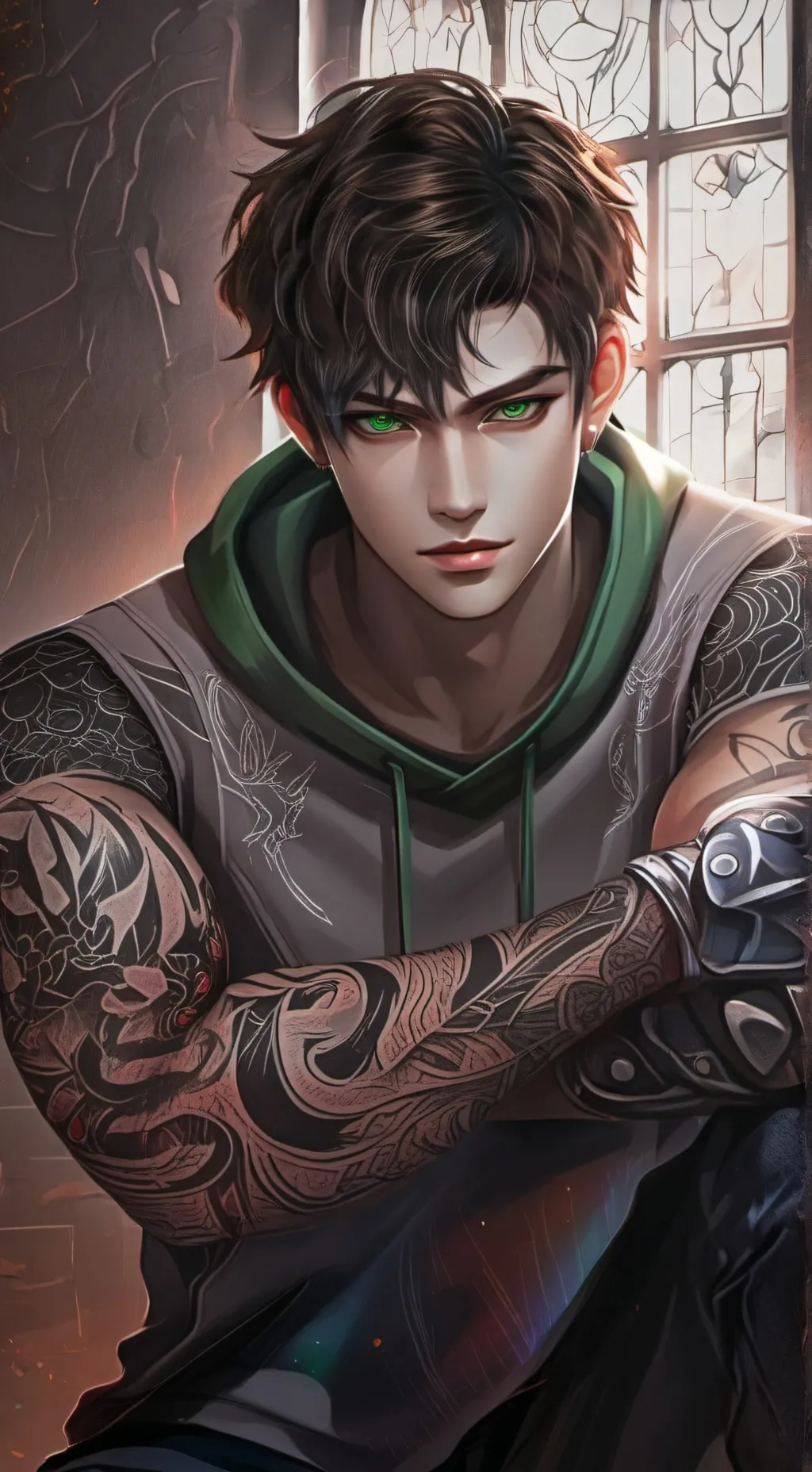 ai character: Nick background