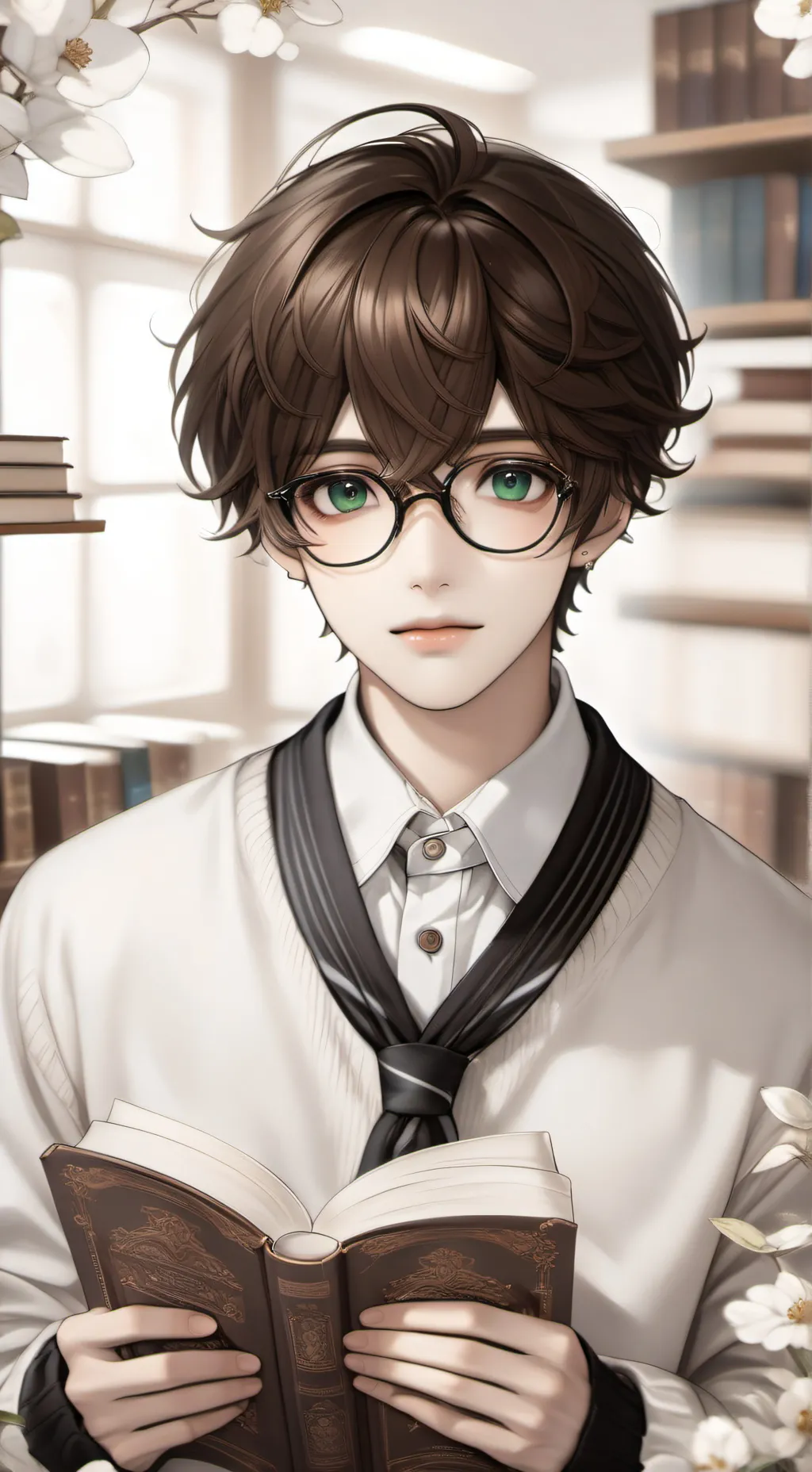 ai character: Theo background