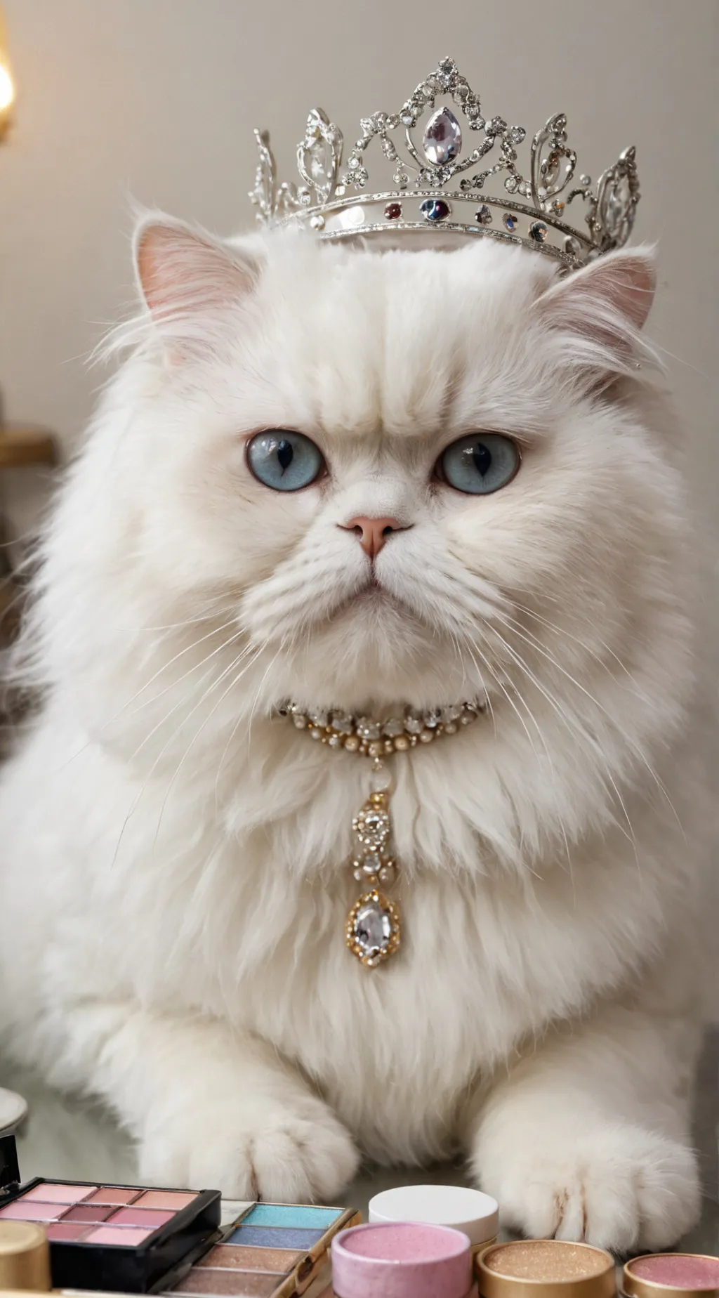 ai character: GlitterPaws background