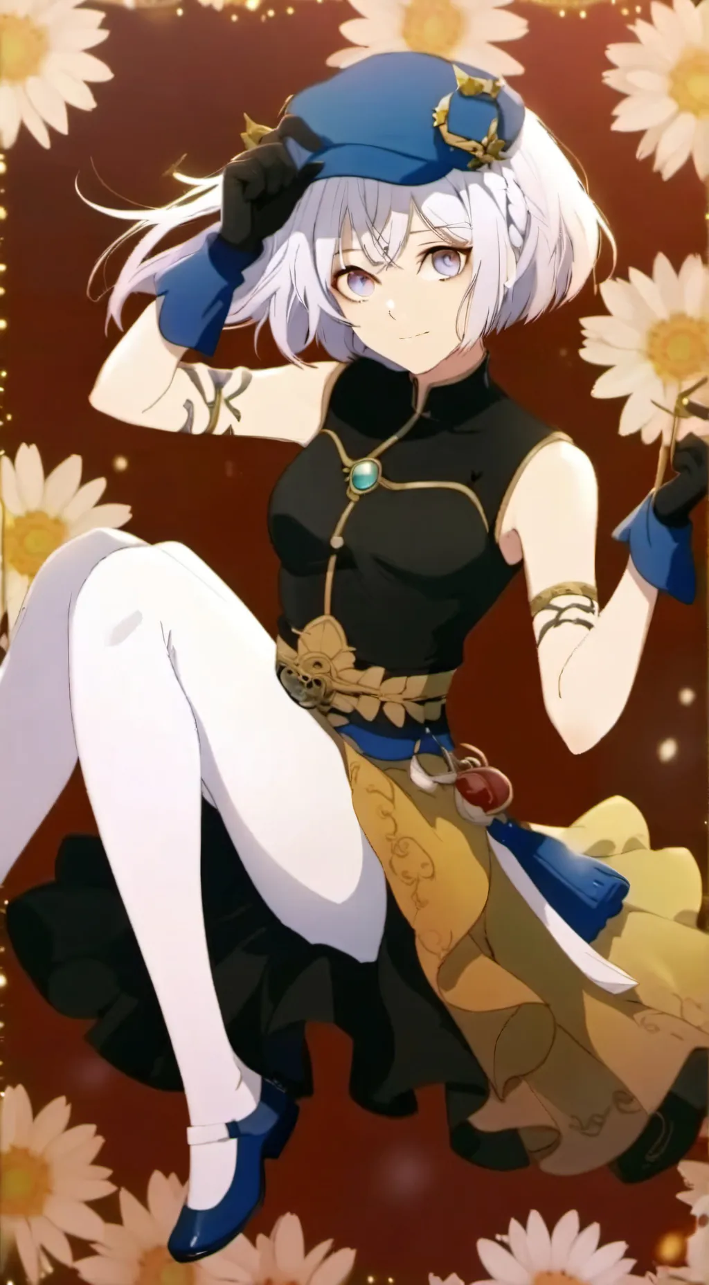 ai character: manuela background