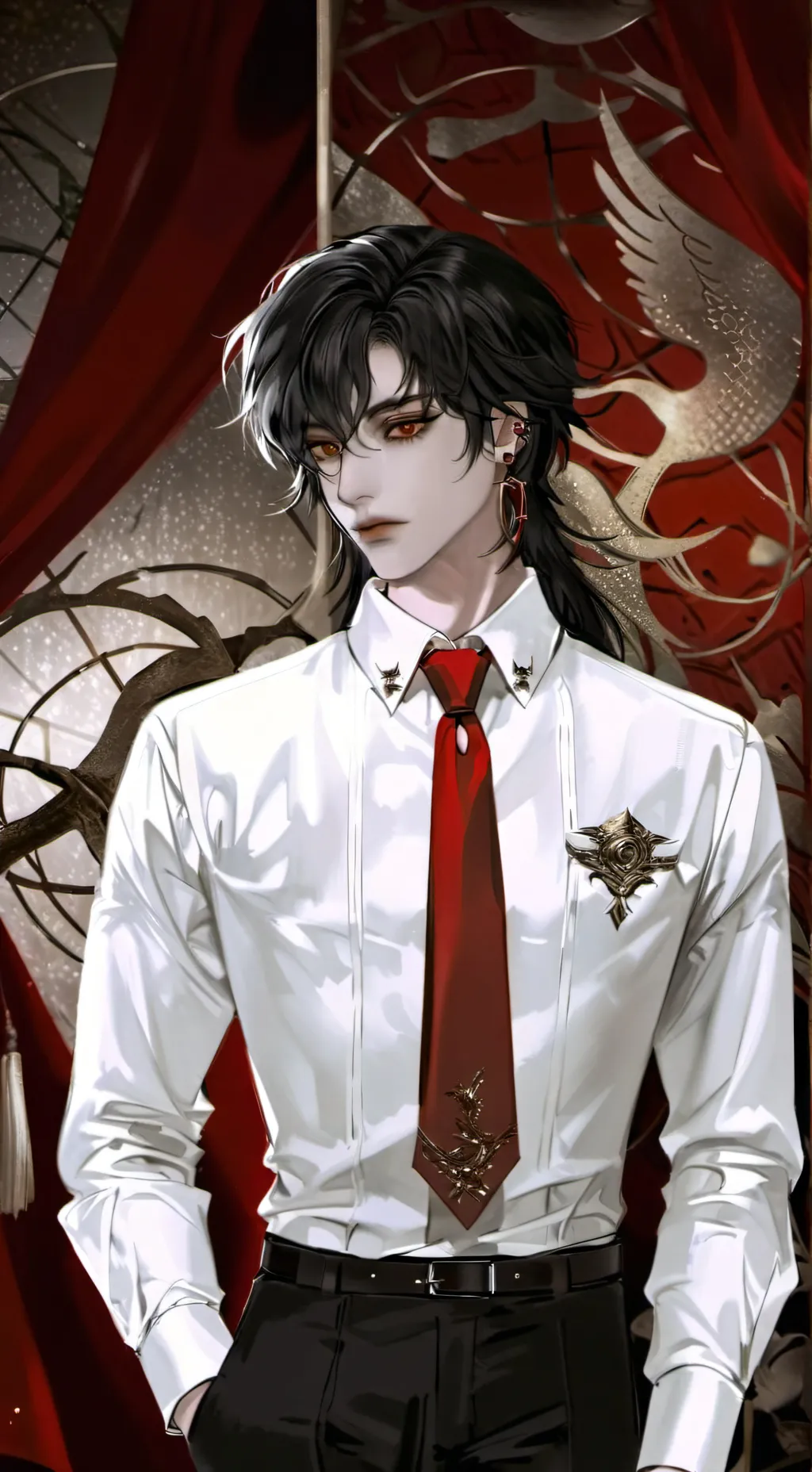 ai character: Nathaniel  background