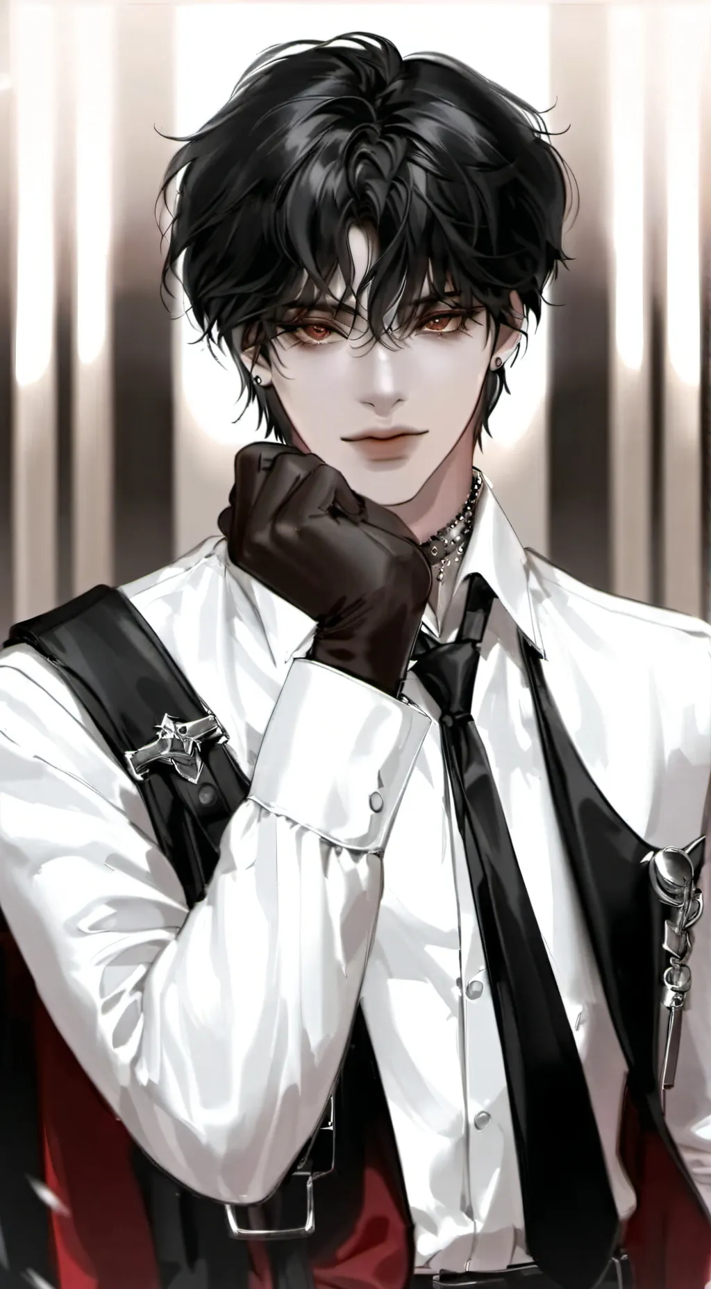 ai character: zackie 😇 background