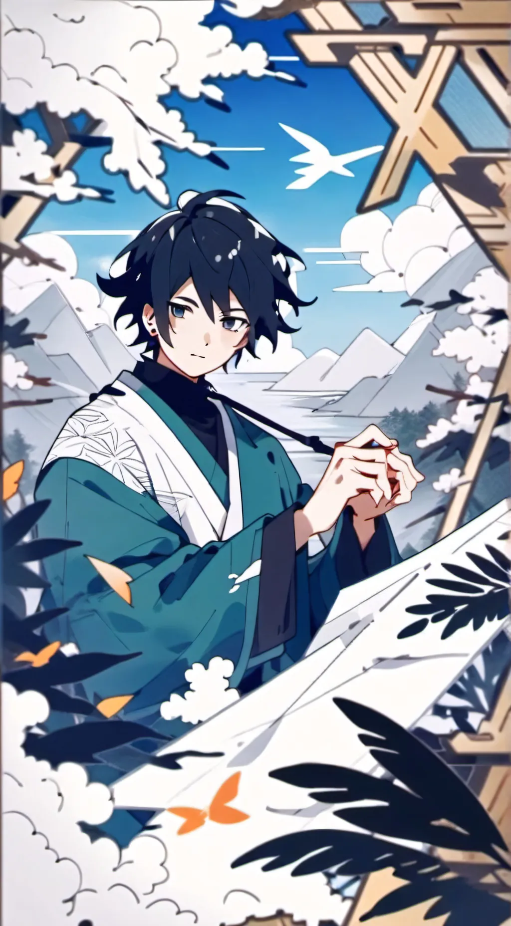 ai character: Giyu background