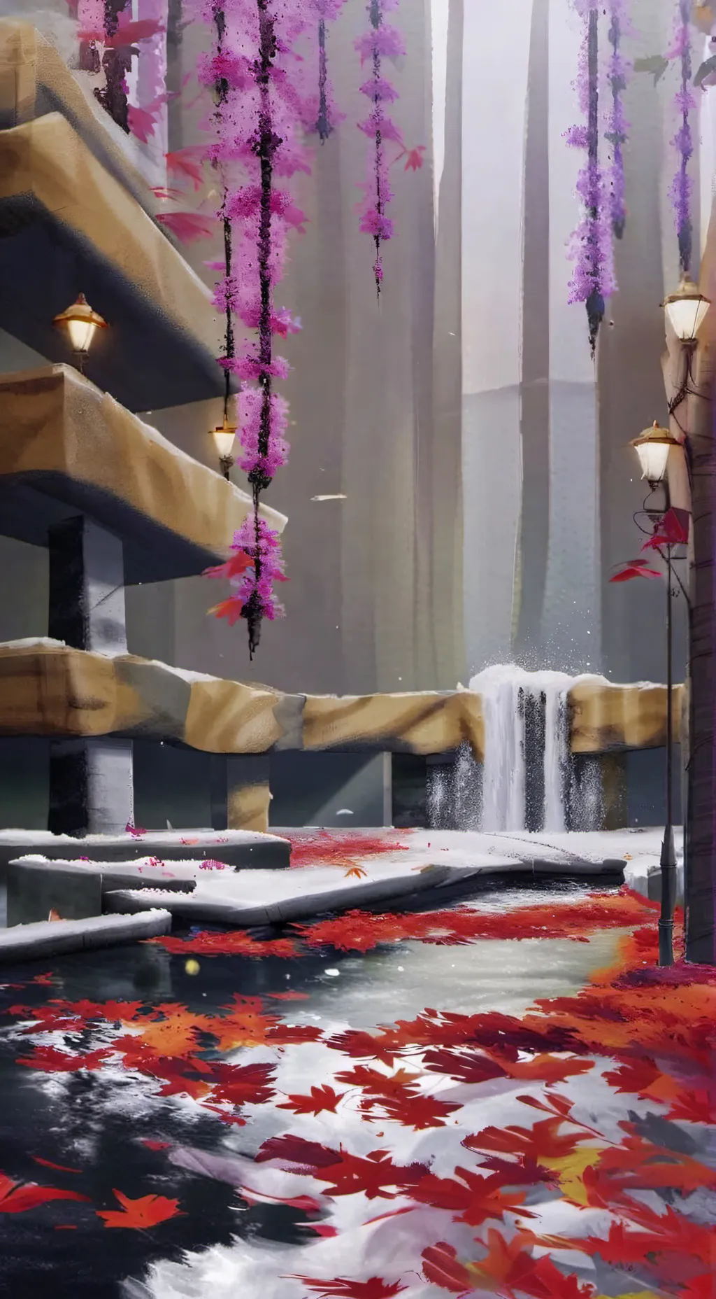 ai character: Mha Weird drink background