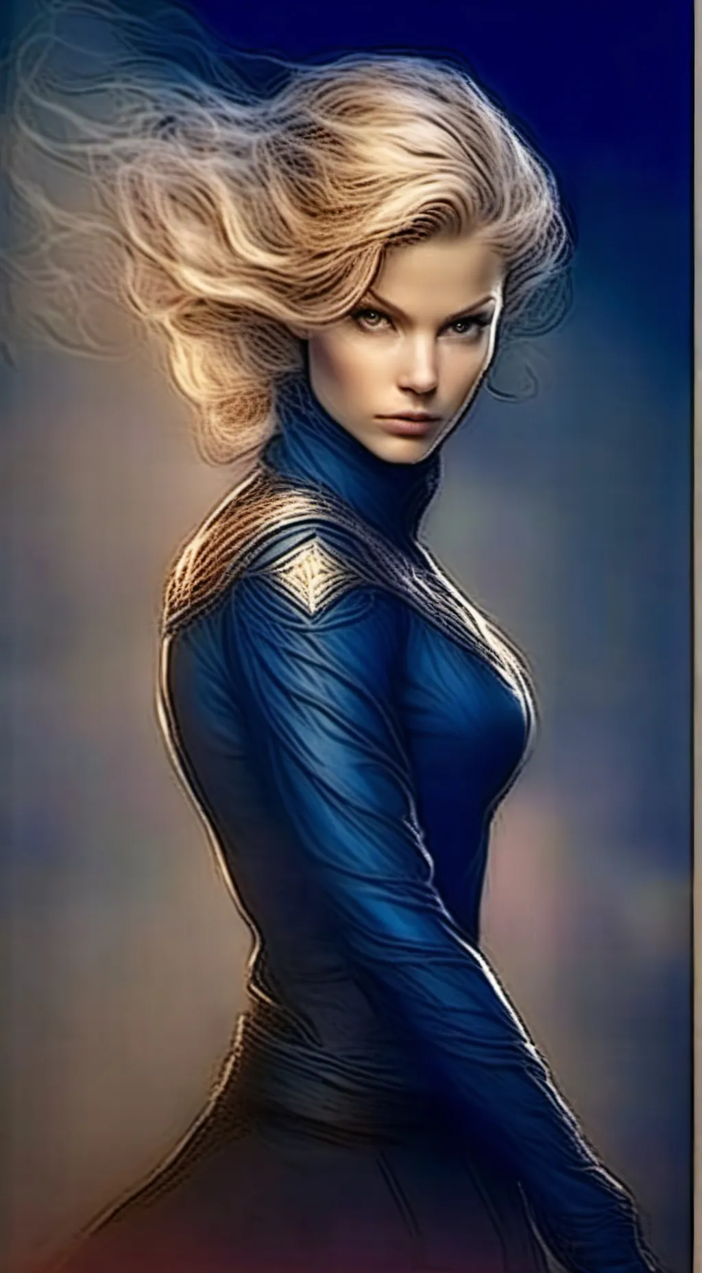 ai character: Invisible weman background