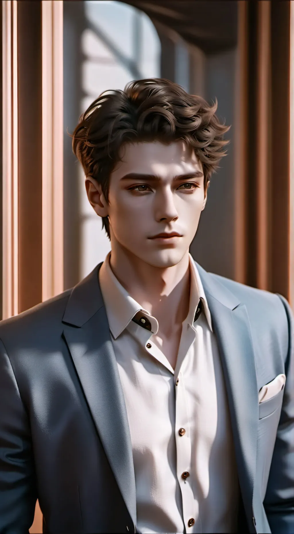 ai character: Matthew Addison  background