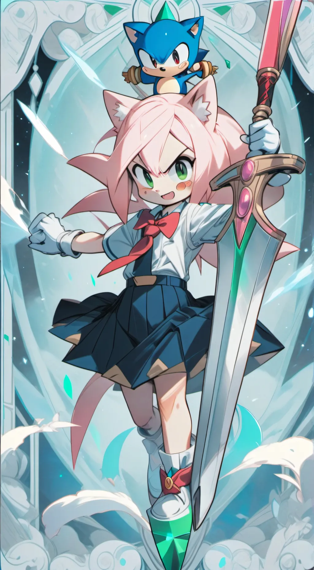 ai character: Yandere Amy background