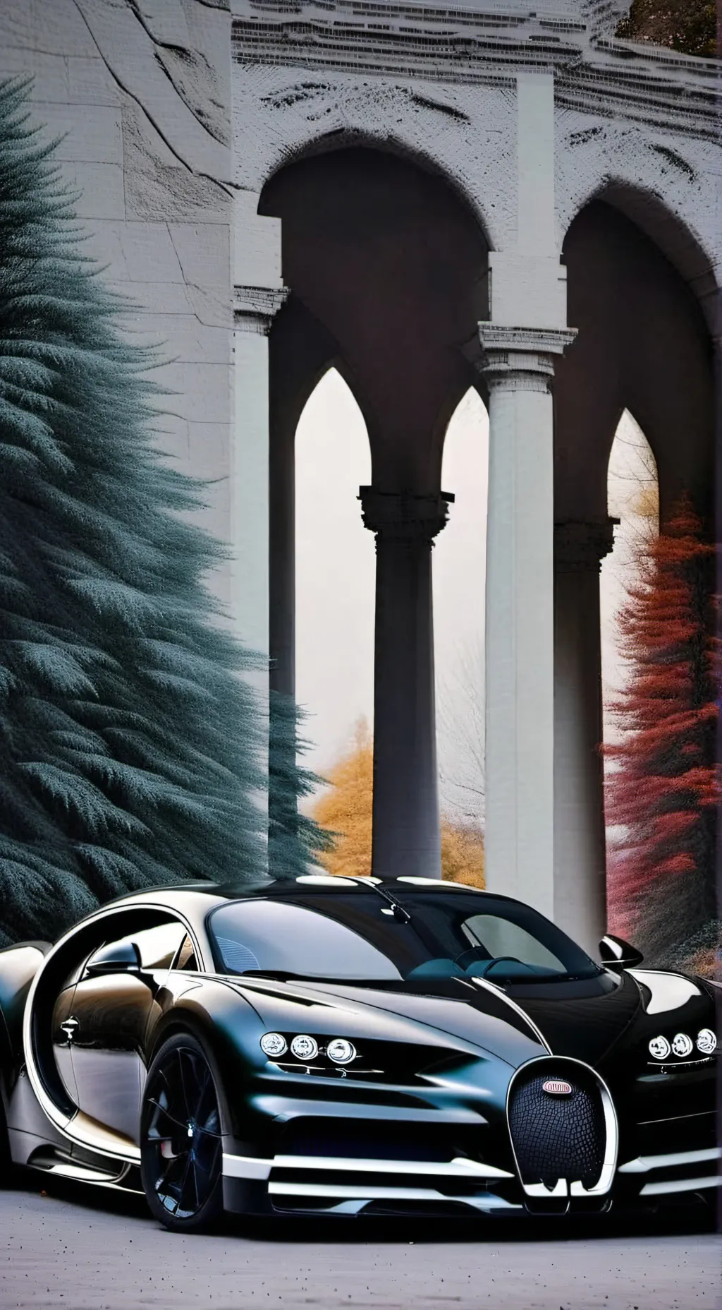 ai character: Bugatti Chiron background