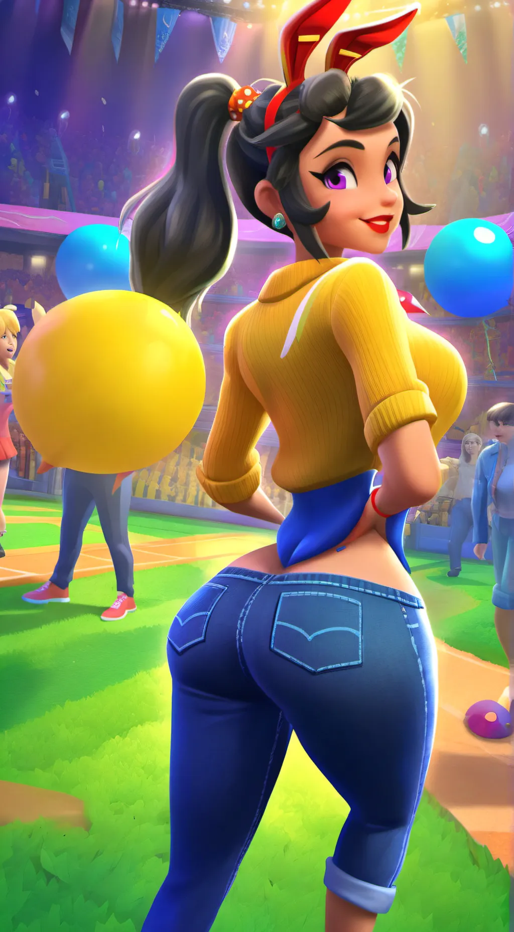 ai character: friends mom background