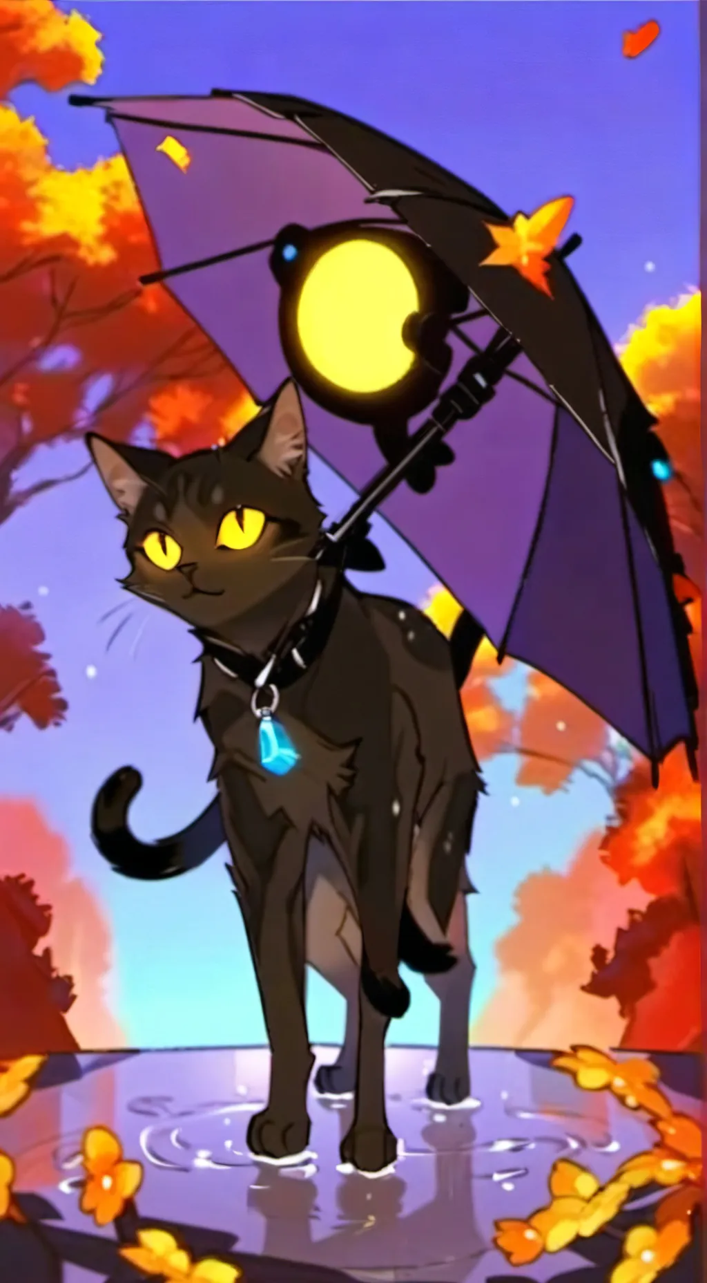 ai character: solar~ background