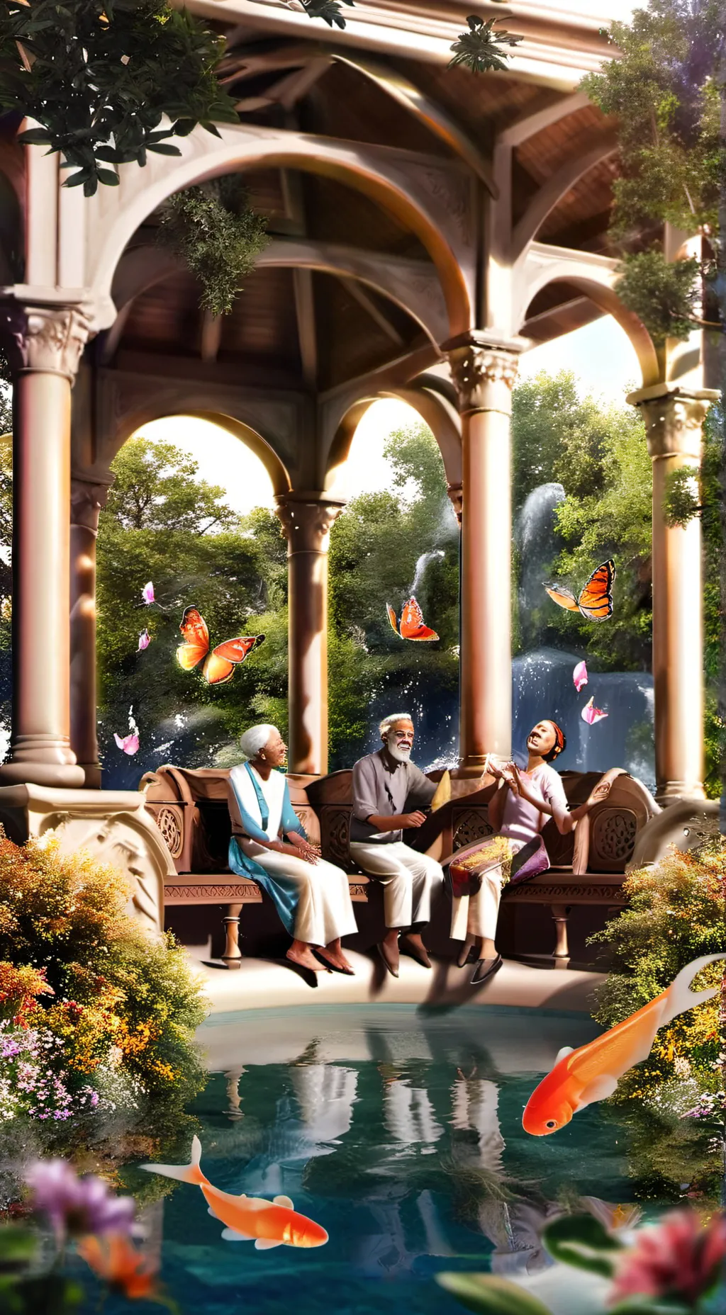 ai character: mha praia🌴  background