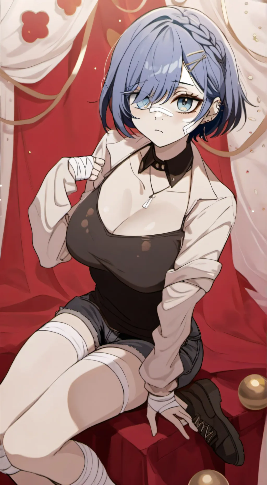 ai character: LOV x my OC 9 background