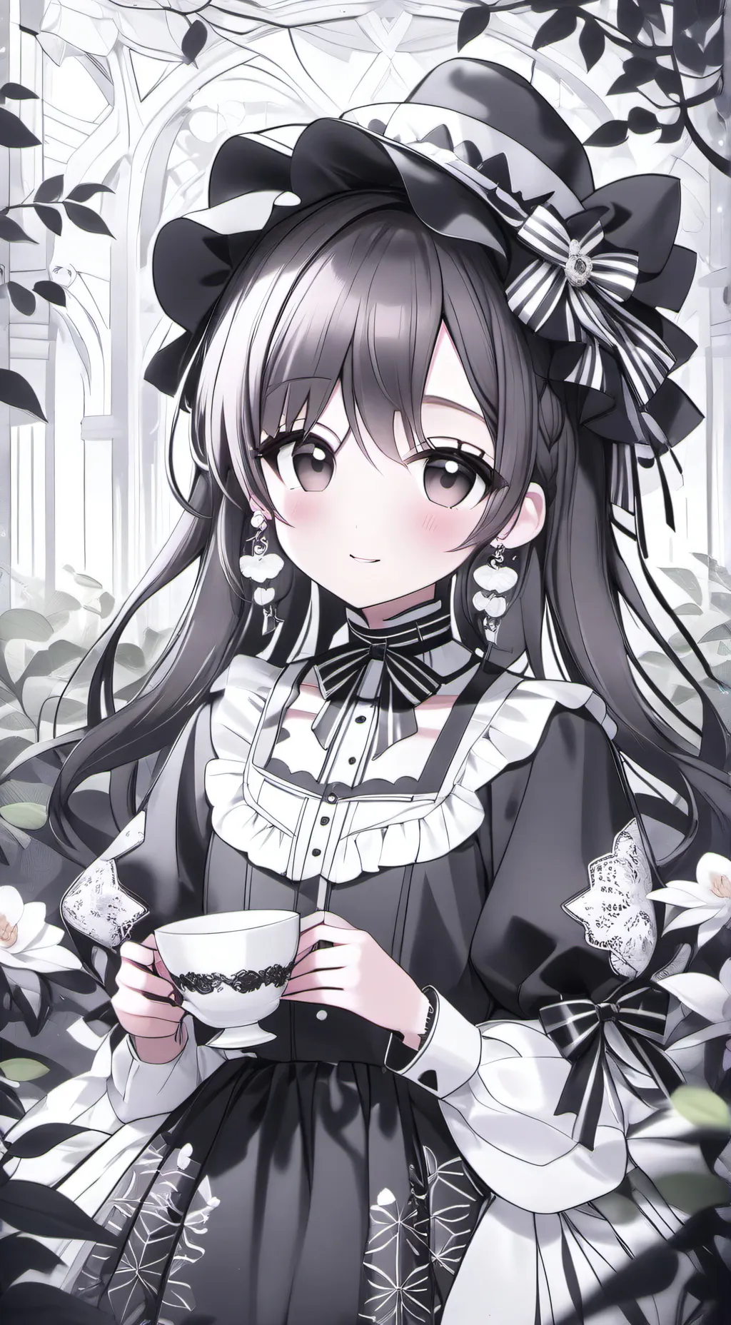ai character: maid background