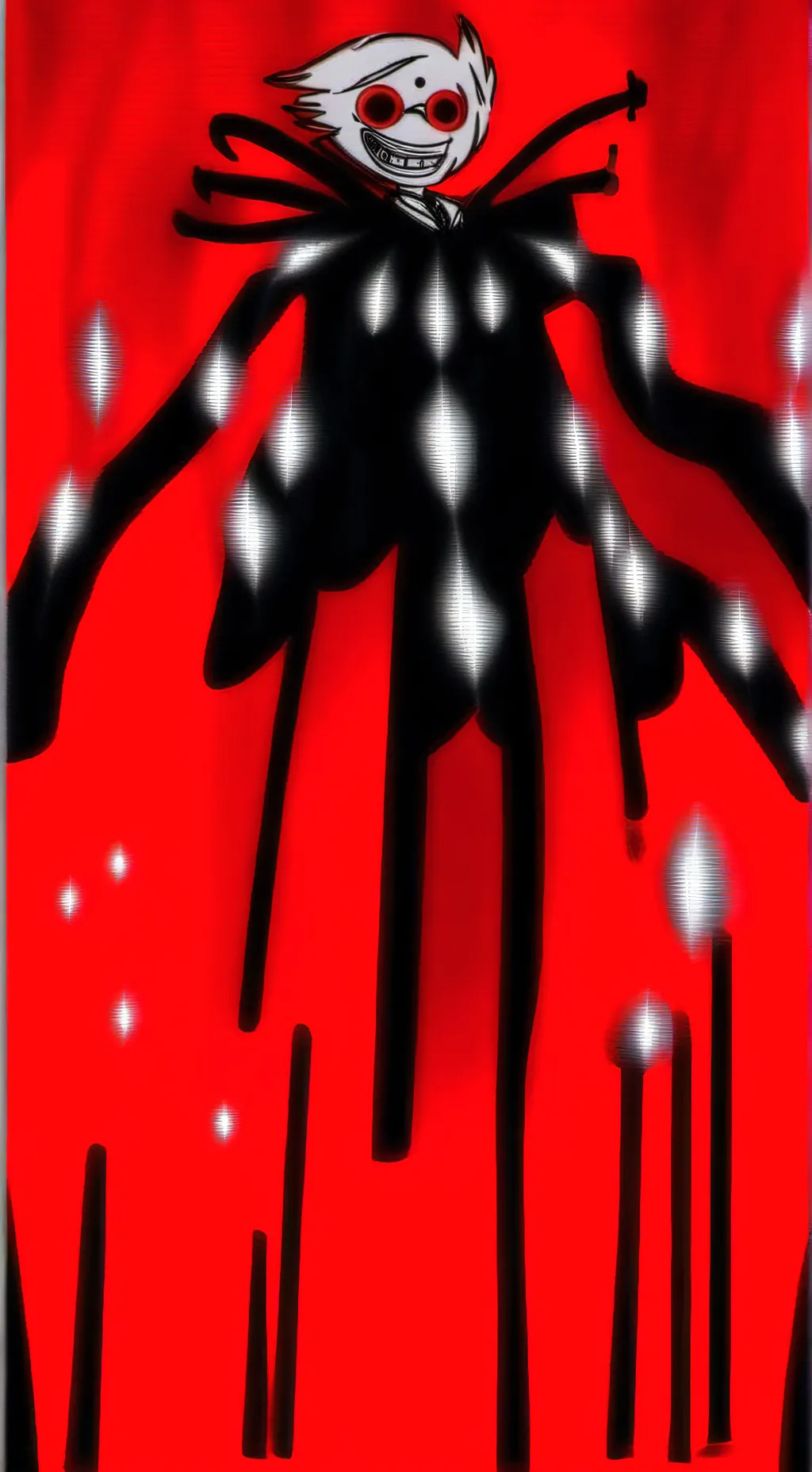 ai character: Black X Wenda.  background