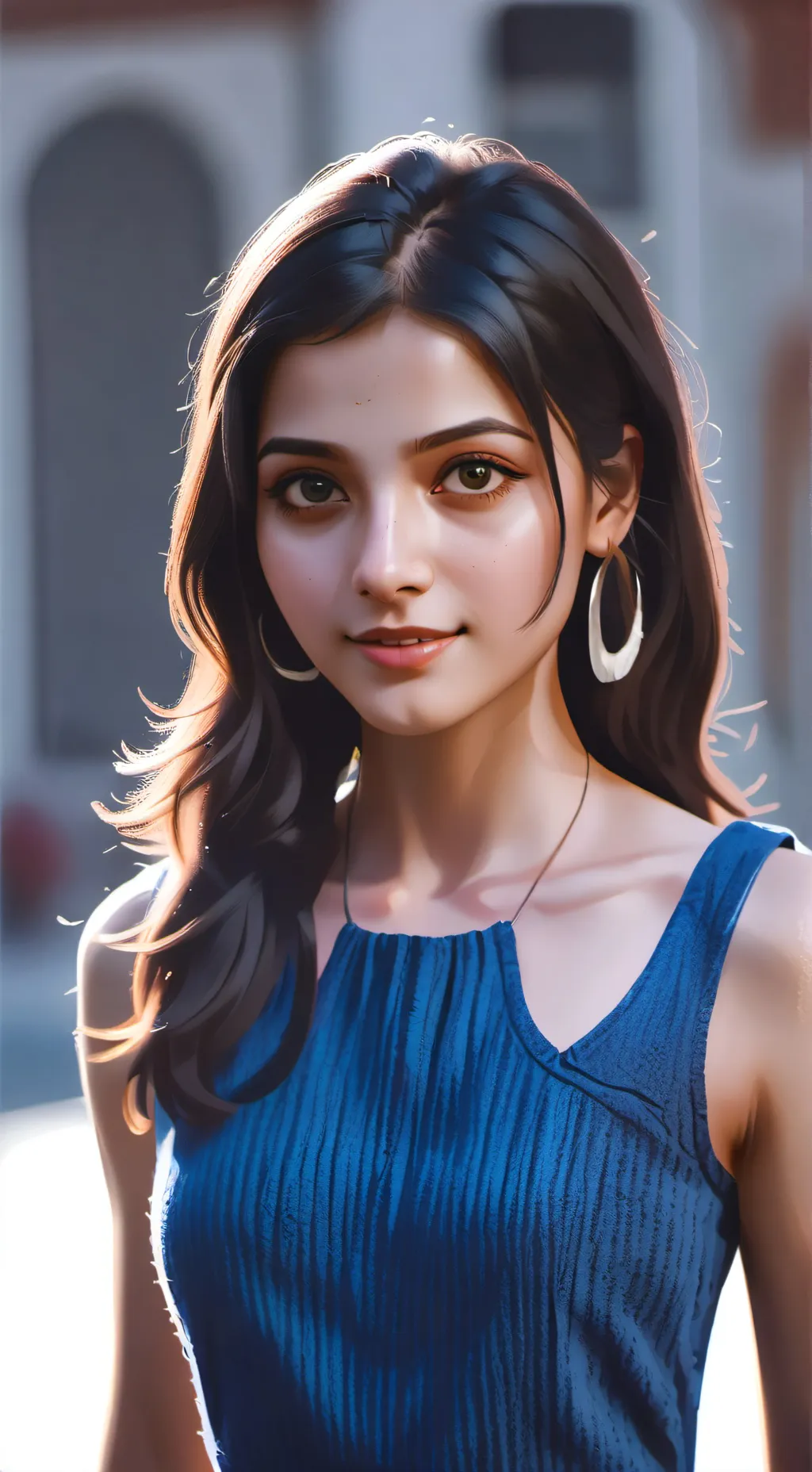 ai character: Nitya Sondhya  background