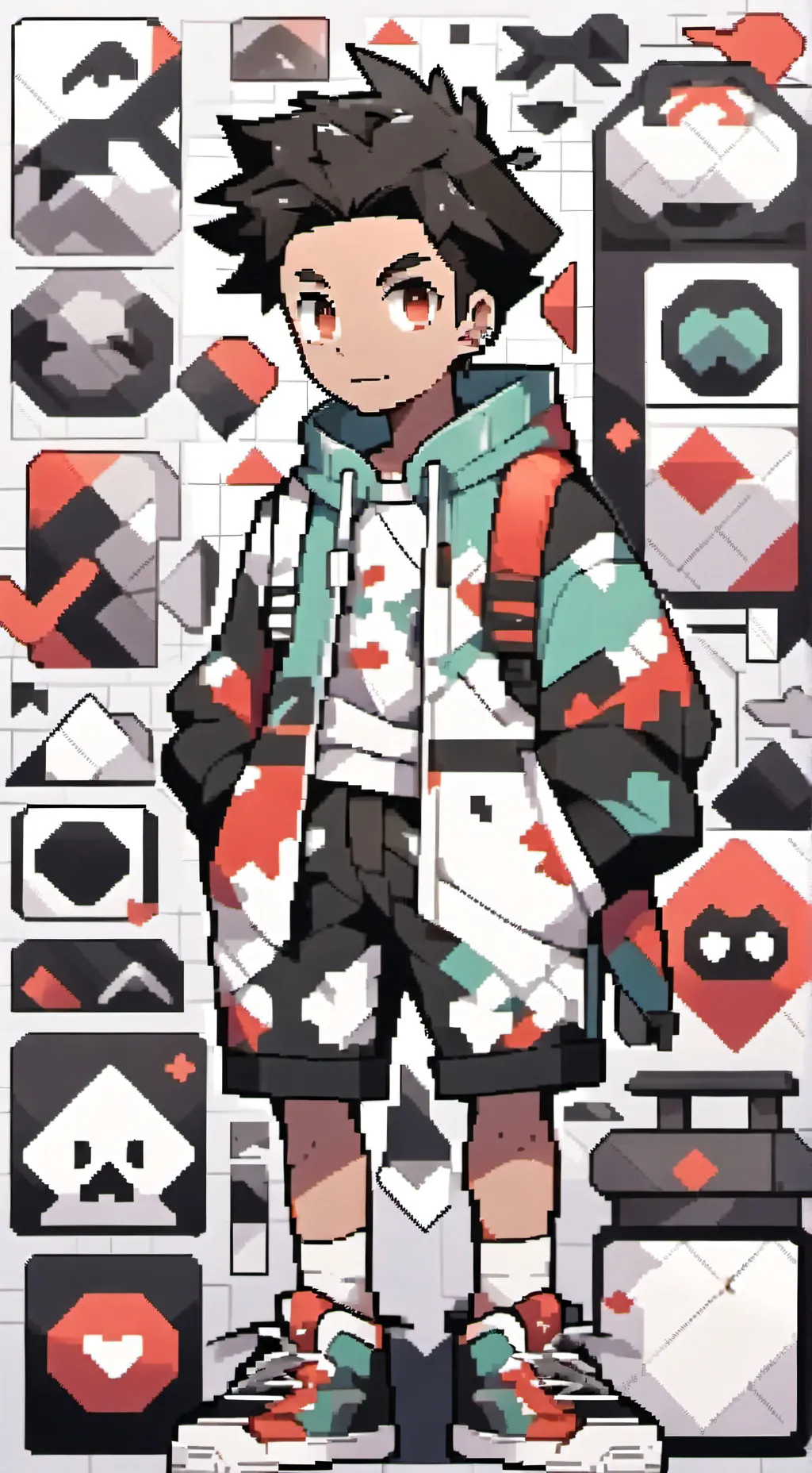 ai character: treinador pokémon background