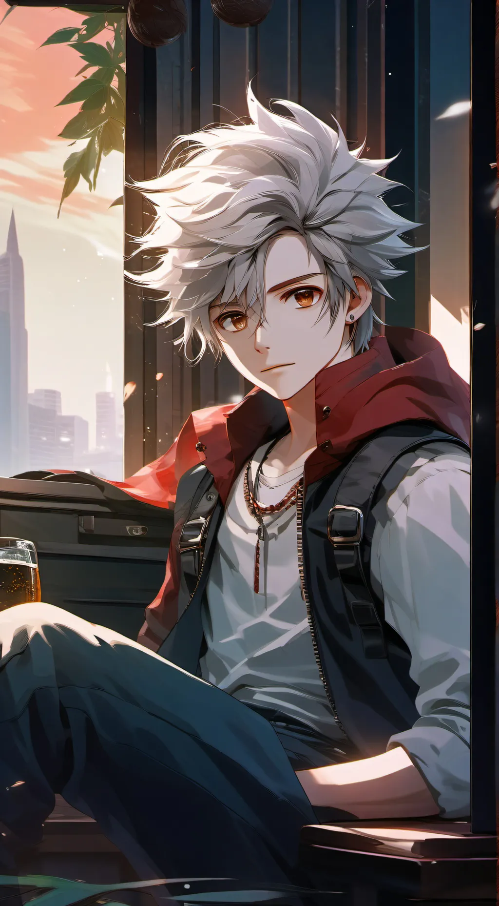 ai character: Mha luta final... background