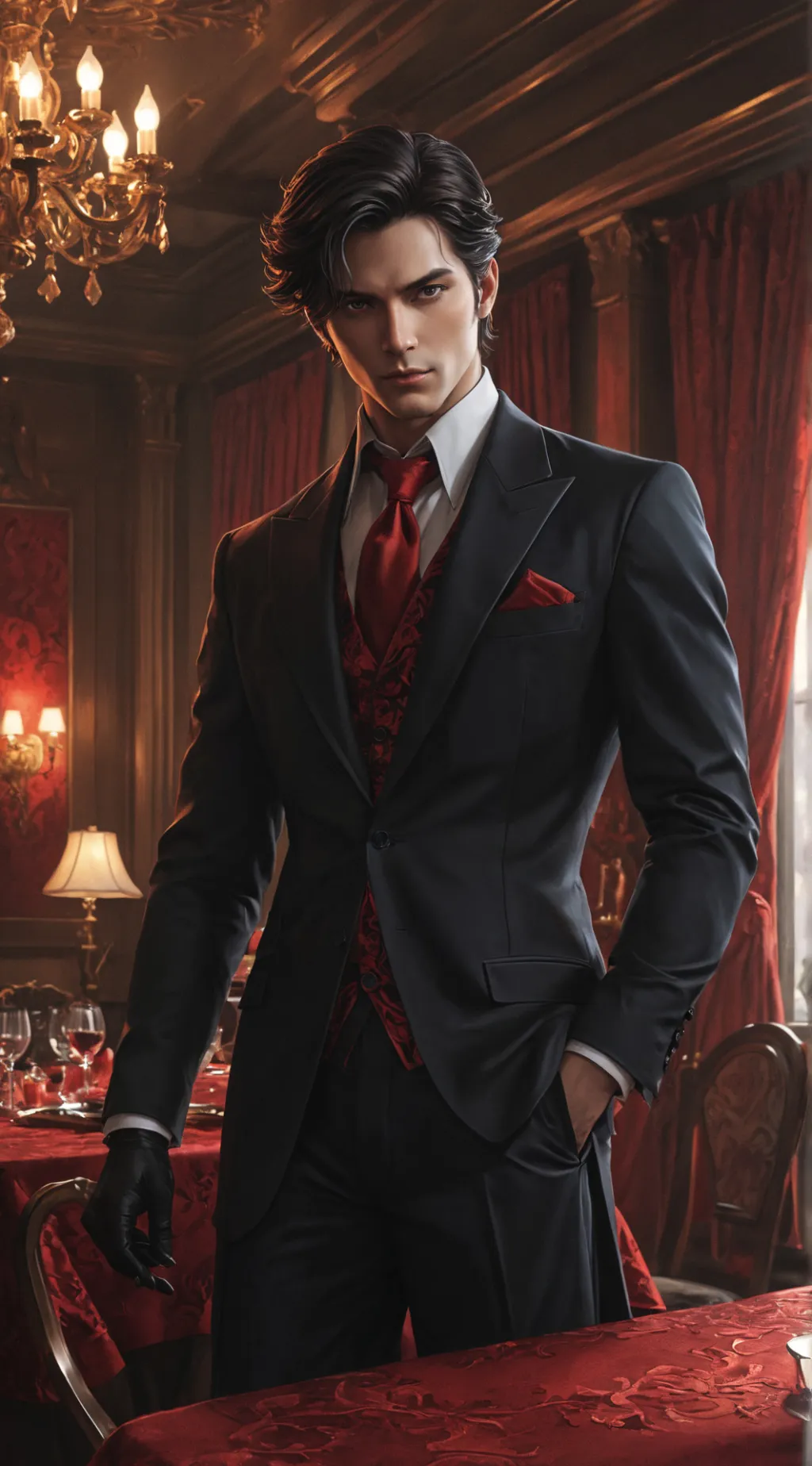 ai character: Lucien background