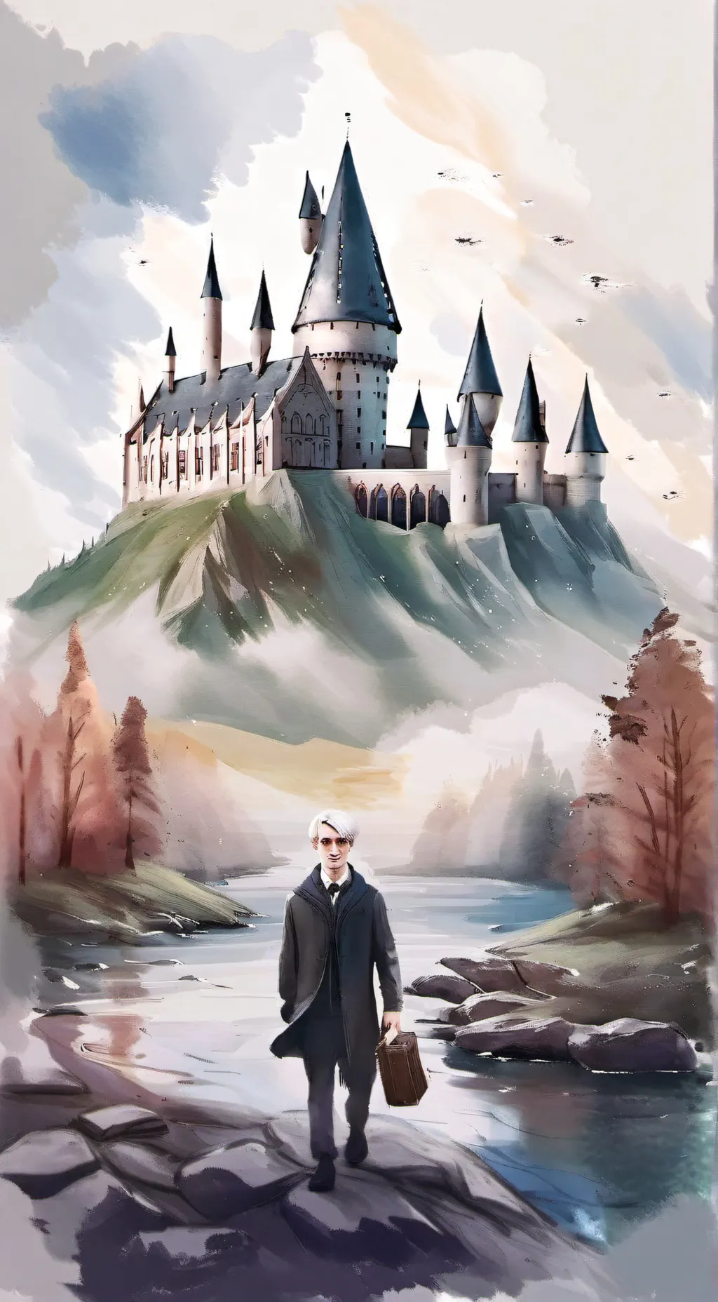 ai character: Draco Malfoy  background